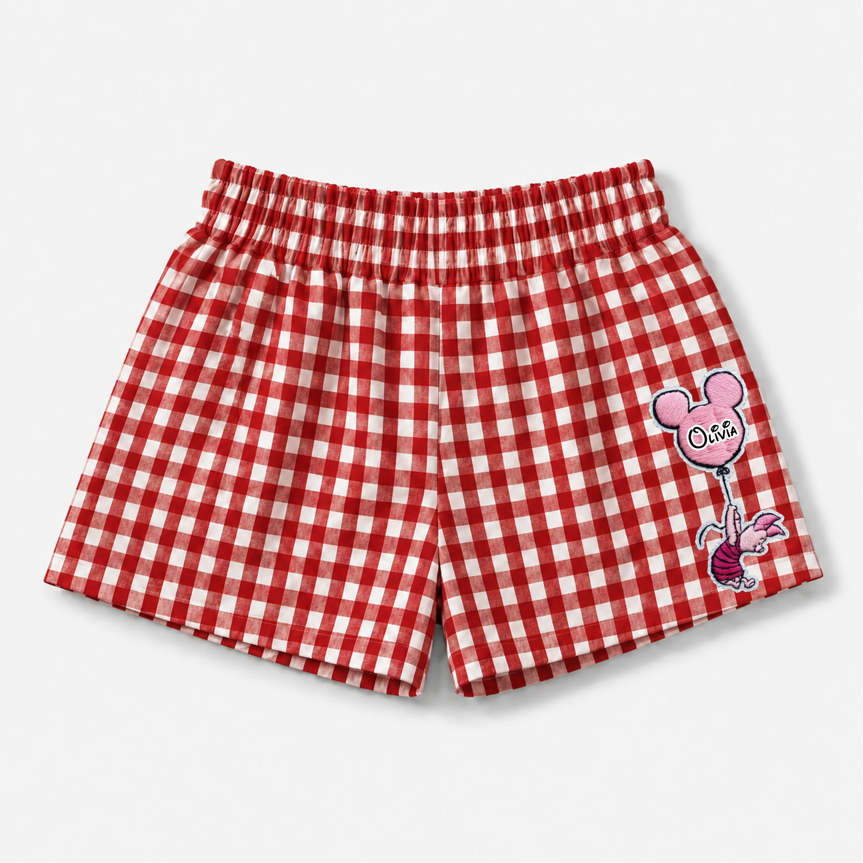 DSNY Just Loves Honey Bear And Friends - Personalized Embroidery Gingham Short - Summer Gift For Her HH01 - Image 6