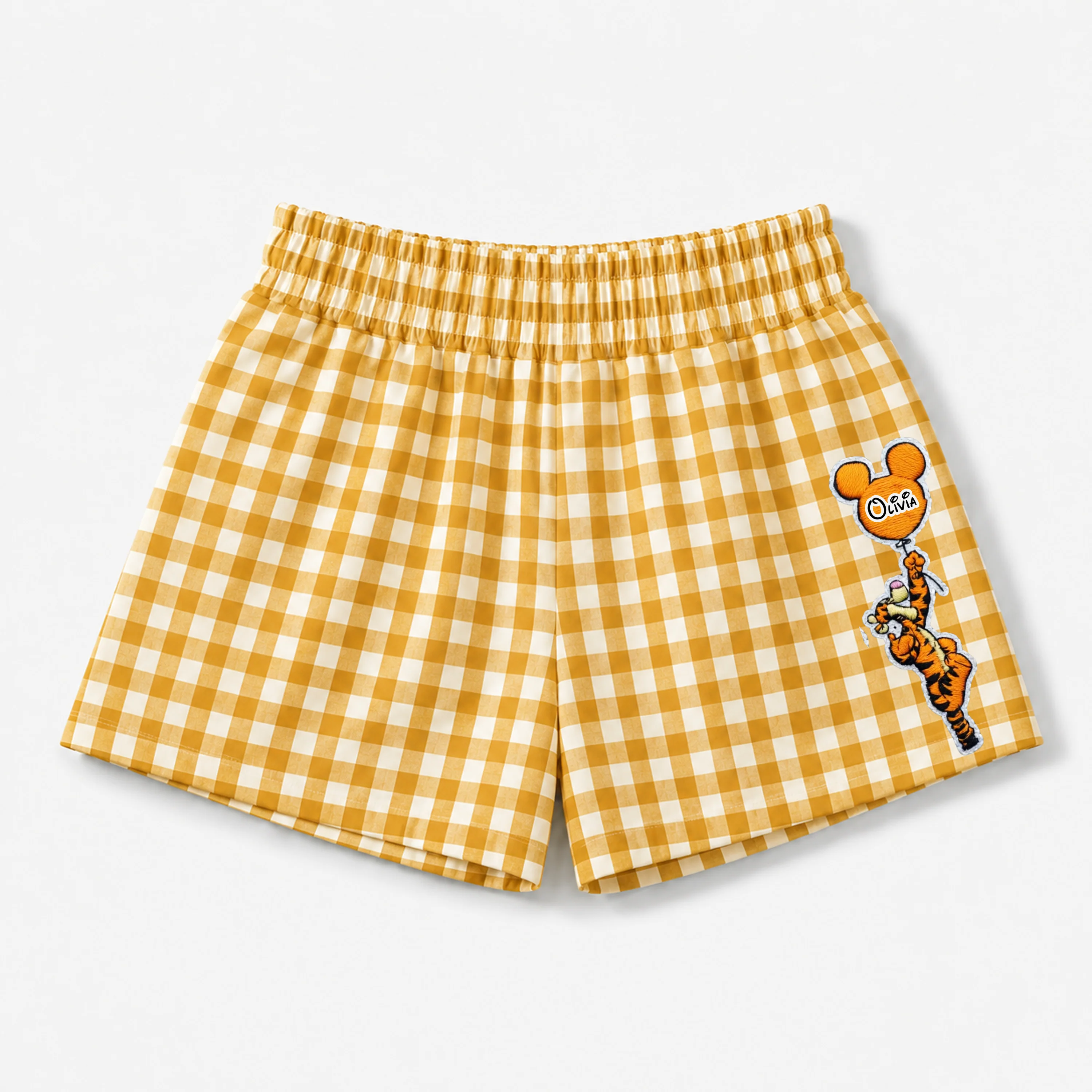 DSNY Just Loves Honey Bear And Friends - Personalized Embroidery Gingham Short - Summer Gift For Her HH01 - Image 7