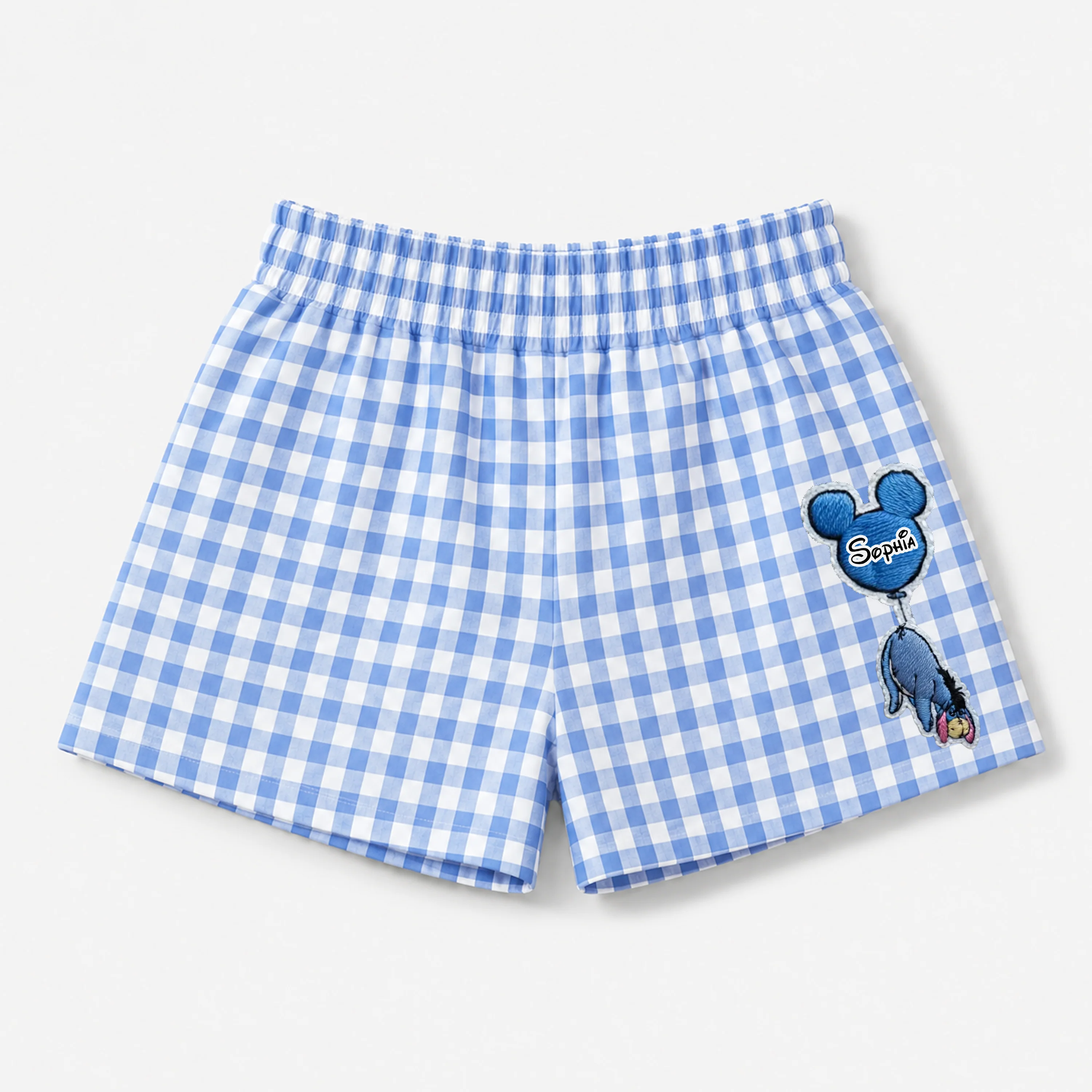 DSNY Just Loves Honey Bear And Friends - Personalized Embroidery Gingham Short - Summer Gift For Her HH01 - Image 8