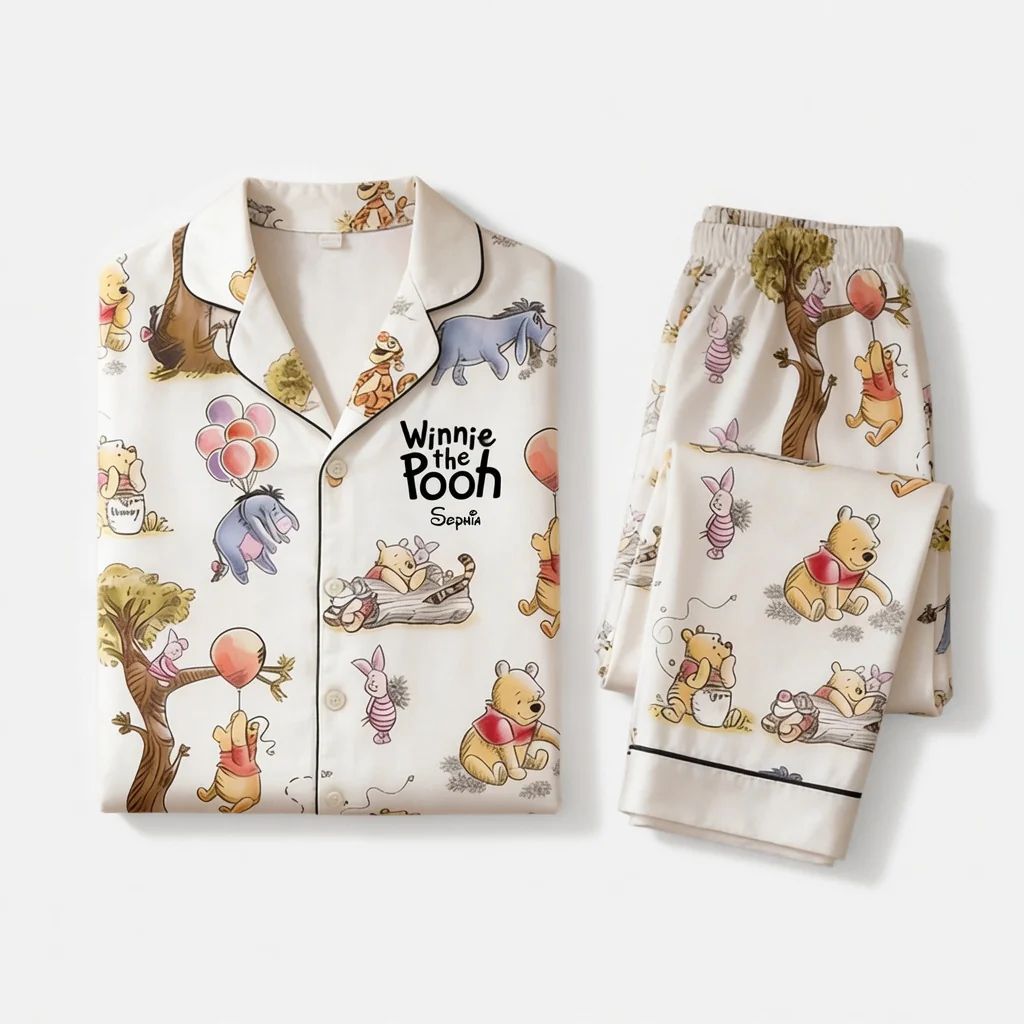 DSNY Just Loves Honey Bear - Celebrate 100th Anniversary - Personalized Pajama - Gift For Movie Fans HH01 - Image 2