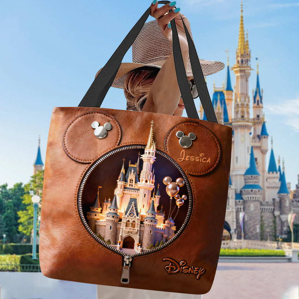 DSNY Just Loves Magic Castle - Personalized Tote Bag - Gift For Her, Movie Fans