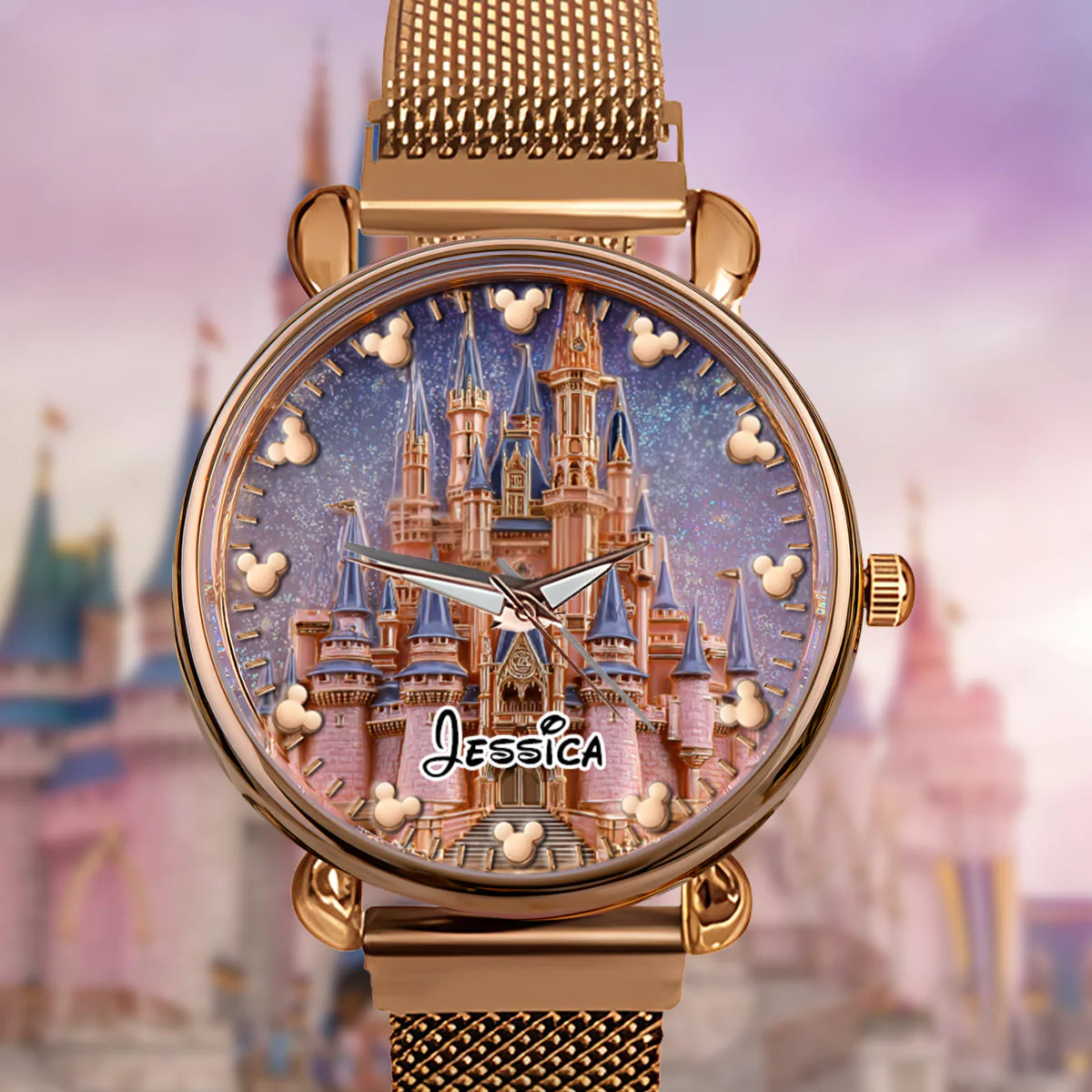 DSNY Just Loves Magic Castle - Personalized Women Hand Watch - Gift For Her, Movie Fans HH02