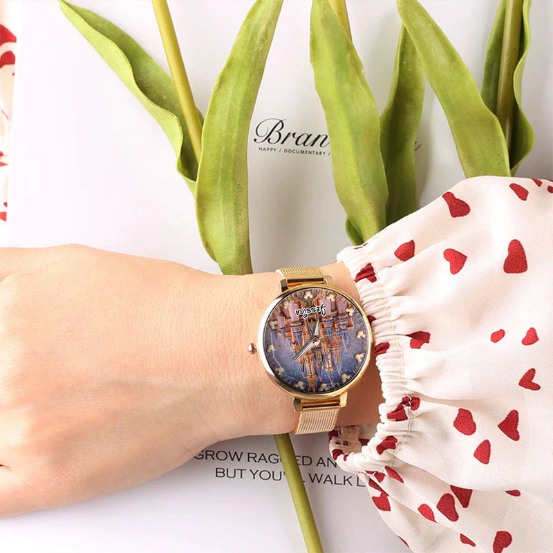 DSNY Just Loves Magic Castle - Personalized Women Hand Watch - Gift For Her, Movie Fans HH02 - Image 4