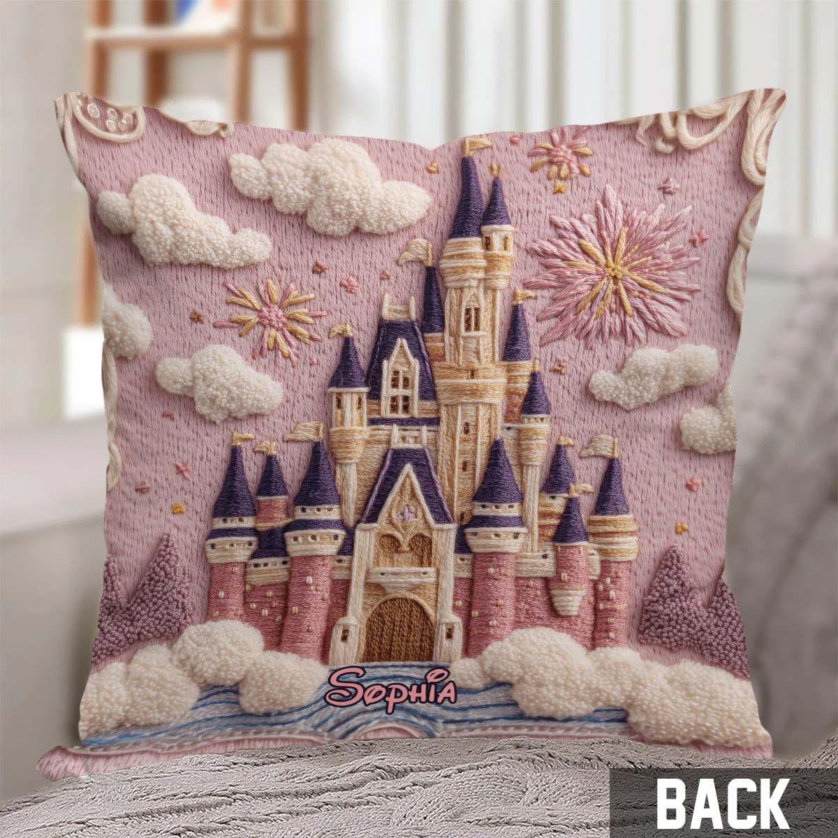 DSNY Magical Castle - Personalized Pillow - Gift For Fan HH01 - Image 3