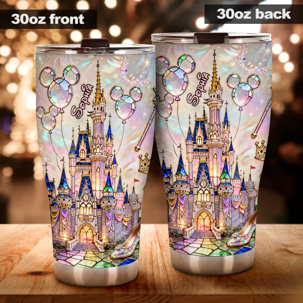 DSNY Magical Castle - Personalized Tumbler - Gift For Her, Fan Movies HH01 - Image 2