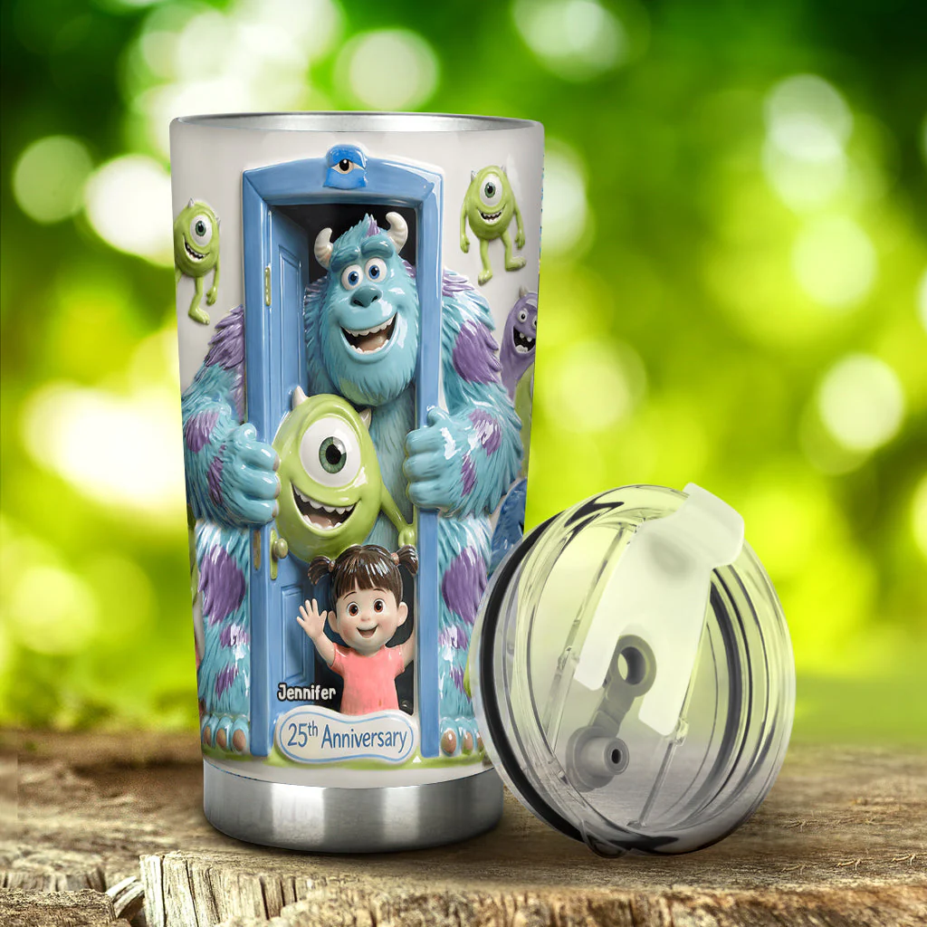 DSNY Monsters Company 25th Anniversary - Personalized Tumbler - Gift For Fan Movies HH01 - Image 3