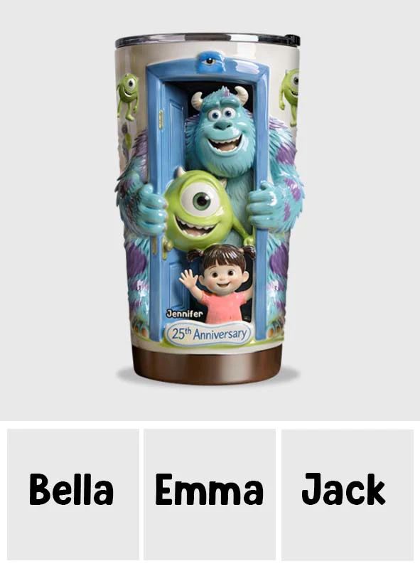 DSNY Monsters Company 25th Anniversary - Personalized Tumbler - Gift For Fan Movies HH01 - Image 5