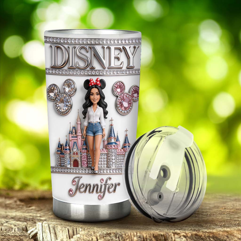 DSNY My Pricess - Personalized Custom Photo Tumbler - Gift For Her NL122 - Image 3