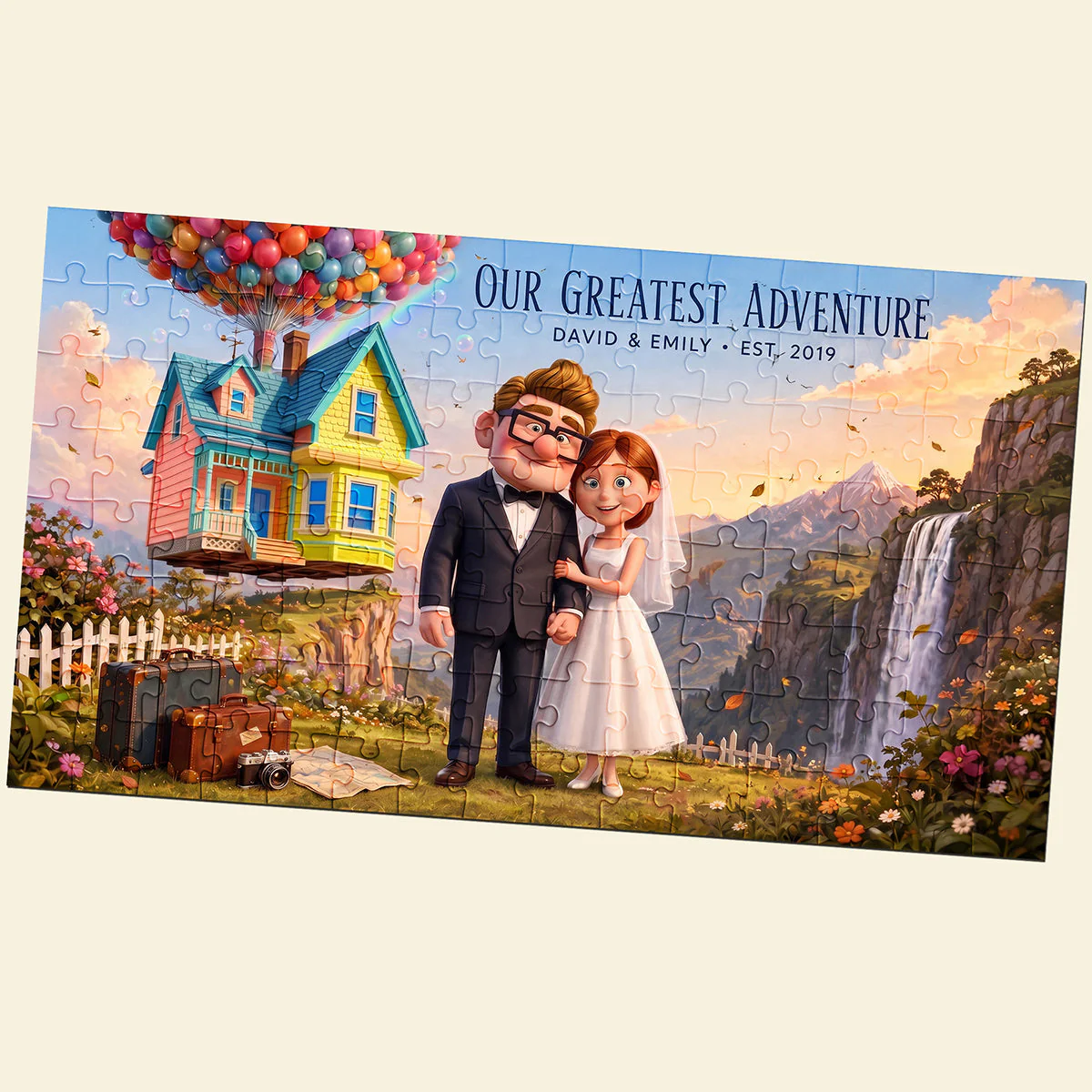 DSNY Our Greatest Adventure - Personalized Puzzle - Gift For Couples, Movie Fans - Image 4