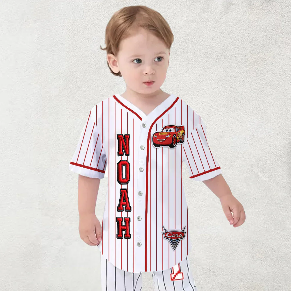 DSNY Racing Crew Custom Photo - Personalized Baseball Jersey - Gift For Kids, Back To School, Movie Fans - Image 4
