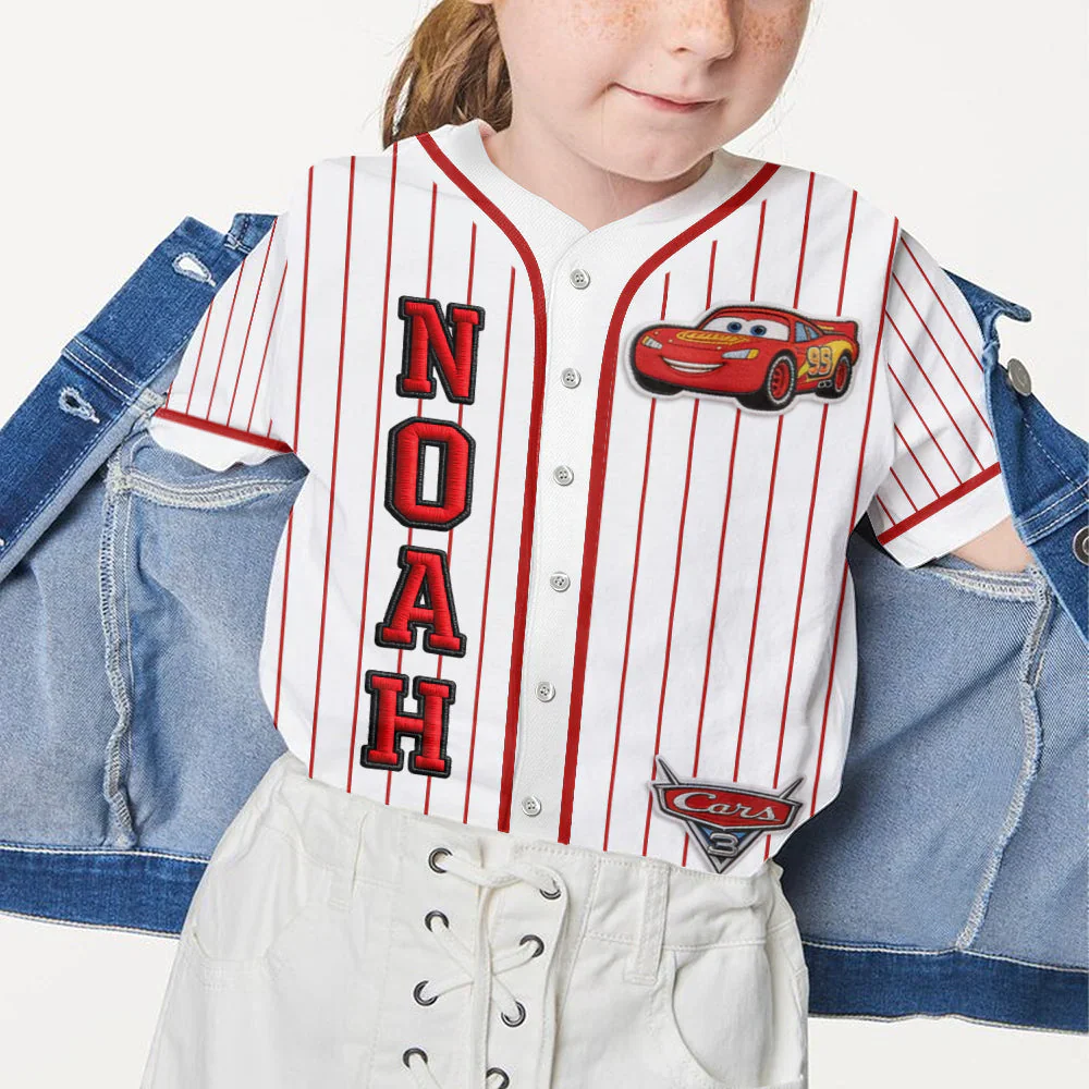 DSNY Racing Crew Custom Photo - Personalized Baseball Jersey - Gift For Kids, Back To School, Movie Fans - Image 6