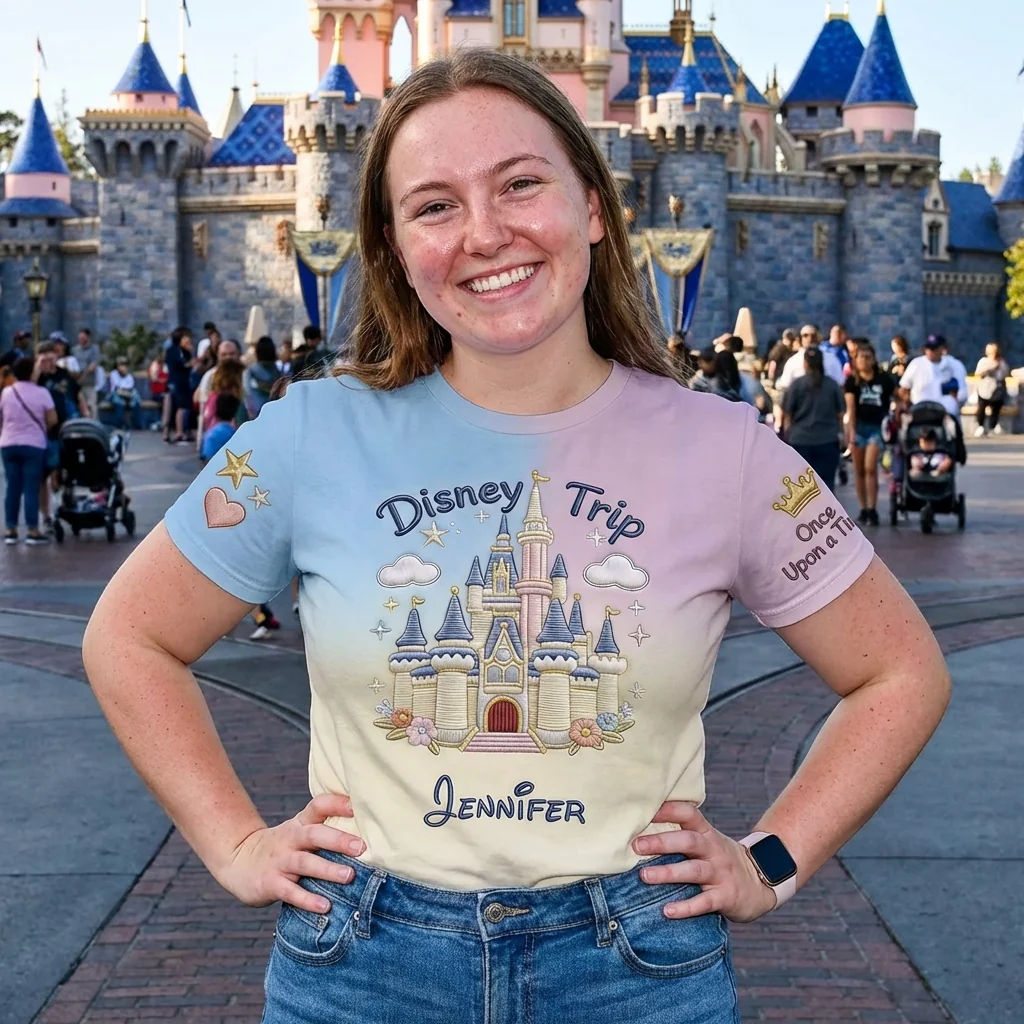 DSNY Trip Vacation - Personalized All Over Shirt - Gift For Family, Movie Fans NL122 - Image 6