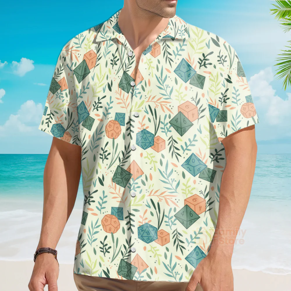 Dungeons And Dragons Gift, Dm Gift Hawaiian Shirt - Image 4