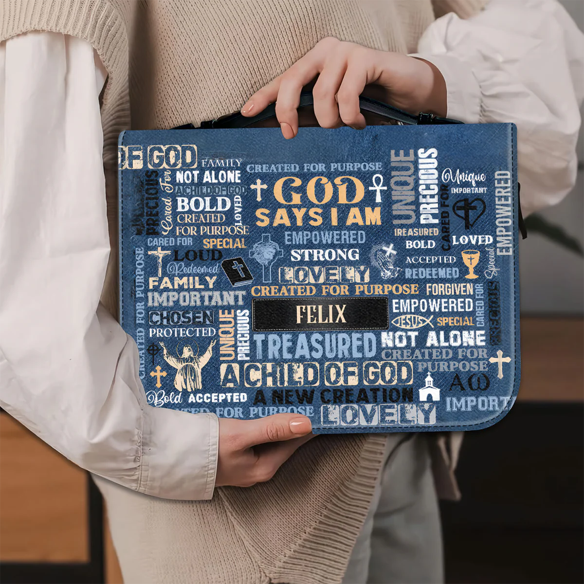 Elegant Personalized Bible Covers - Thoughtful Gift For Christians - Personalized Bible Covers - AT4080738 - Image 5