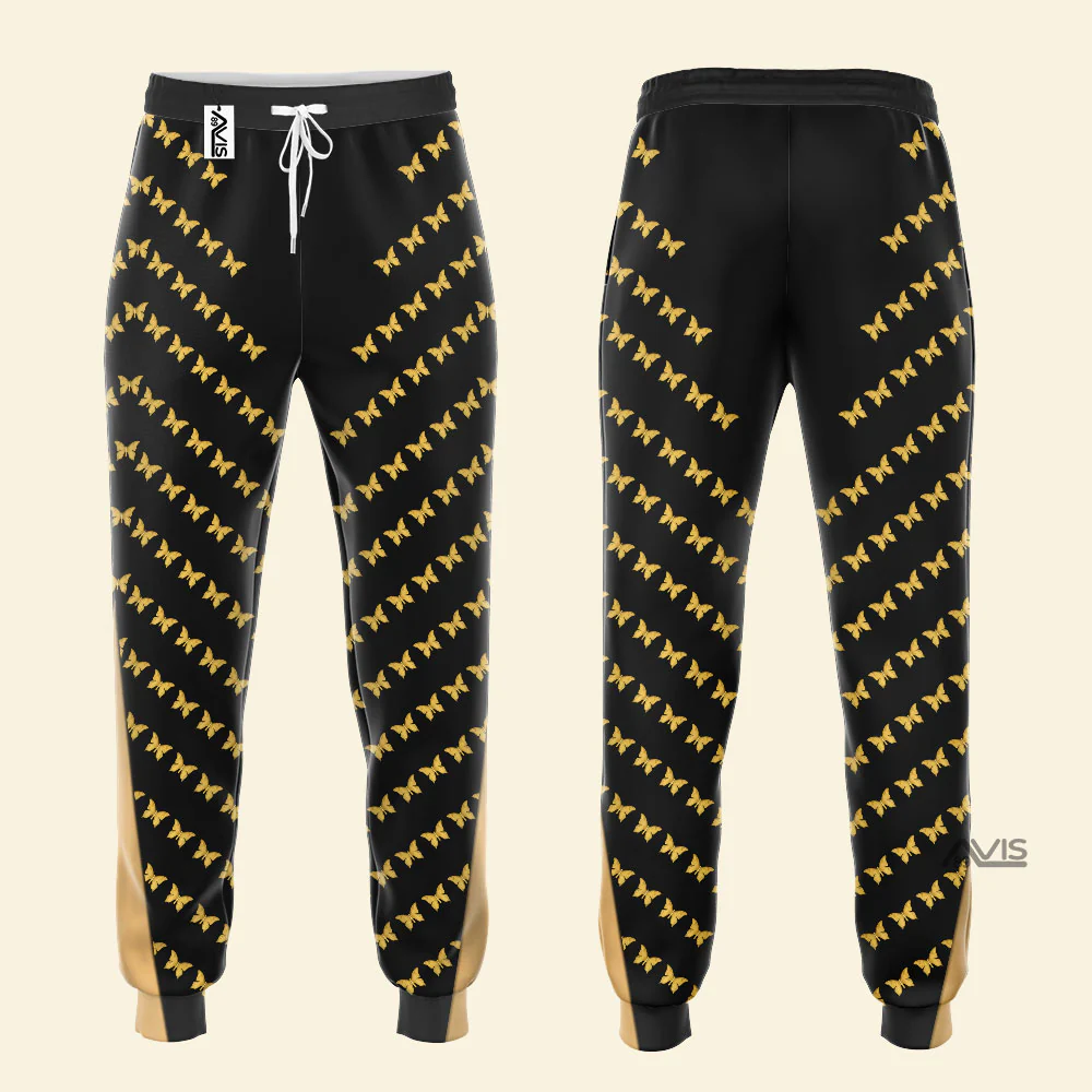 Elvis Butterfly Black - Costume Cosplay Hoodie Sweatshirt Sweatpants CSELV026 - Image 9