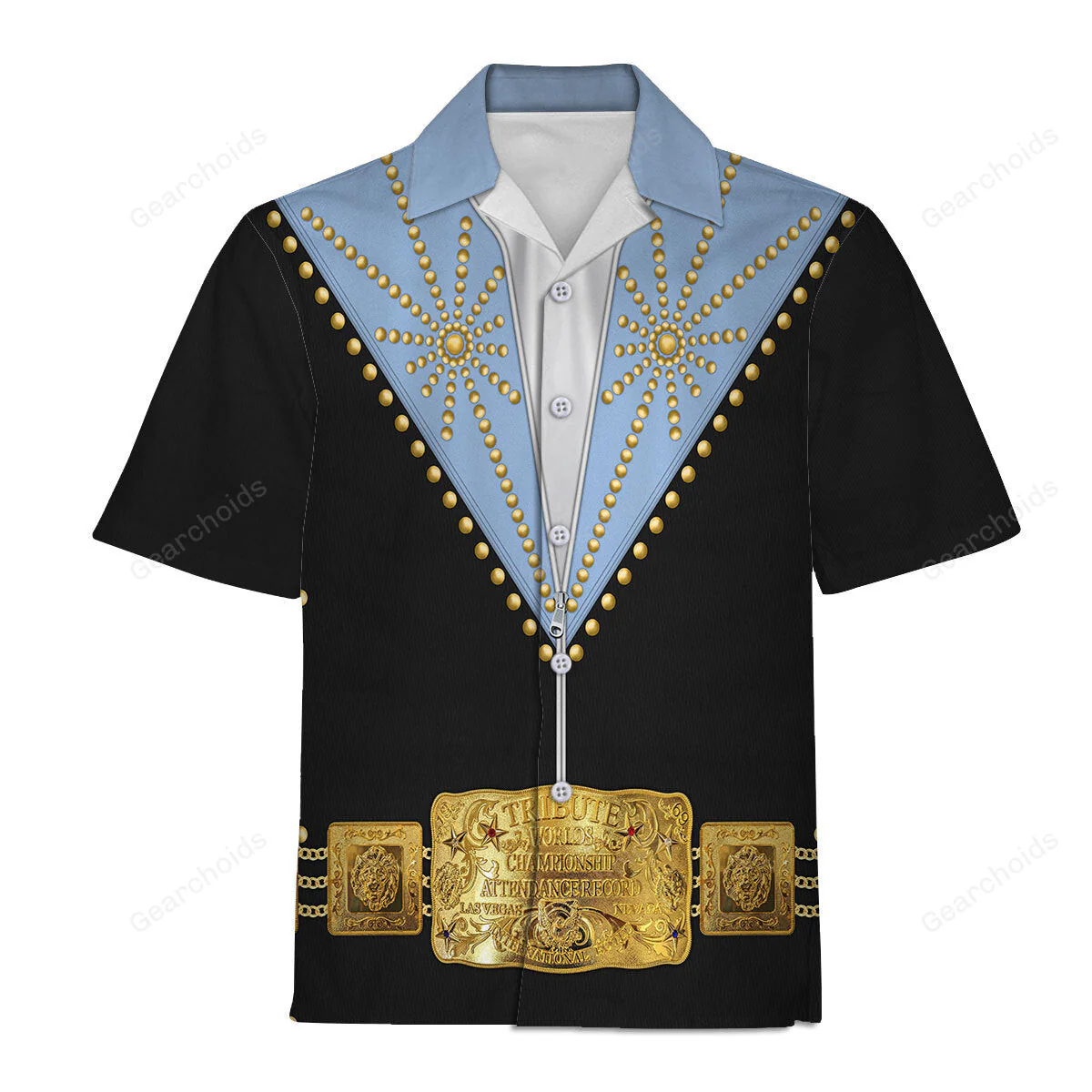 Elvis Cisco Blue - Costume Cosplay Hoodie Sweatshirt Sweatpants CSELV045 - Image 9