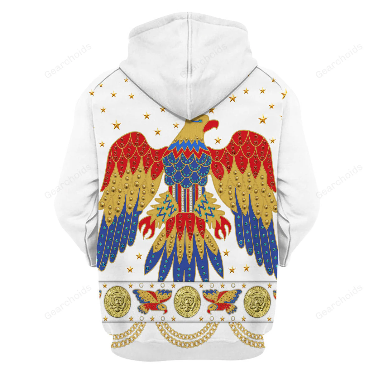 Elvis EAGLE - Costume Cosplay Hoodie Sweatshirt Sweatpants Hawaiian shirt Tshirt CSELV007 - Image 4