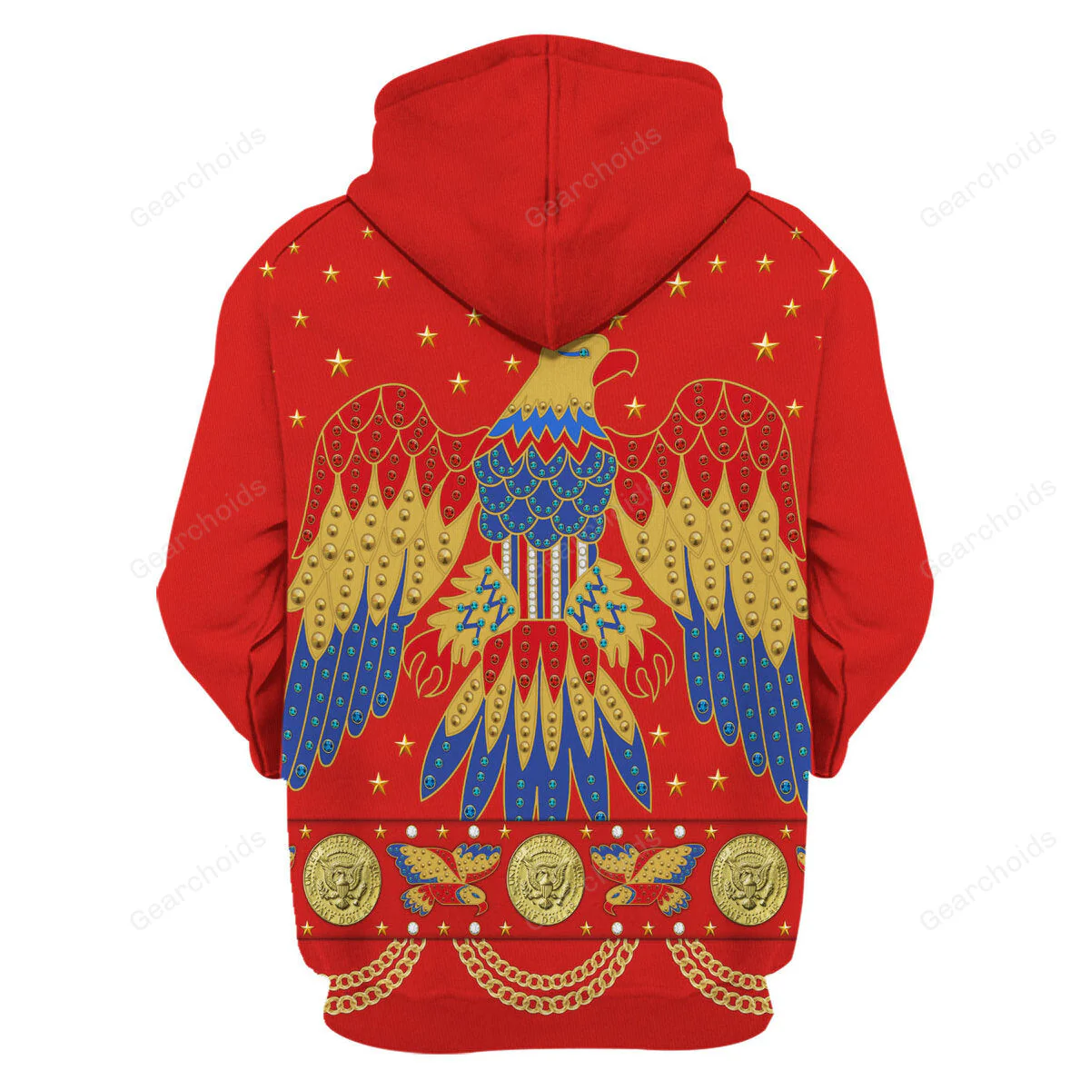 Elvis EAGLE Red - Costume Cosplay Hoodie Sweatshirt Sweatpants CSELV026 - Image 4