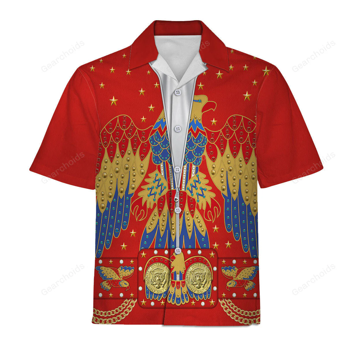 Elvis EAGLE Red - Costume Cosplay Hoodie Sweatshirt Sweatpants CSELV026 - Image 9