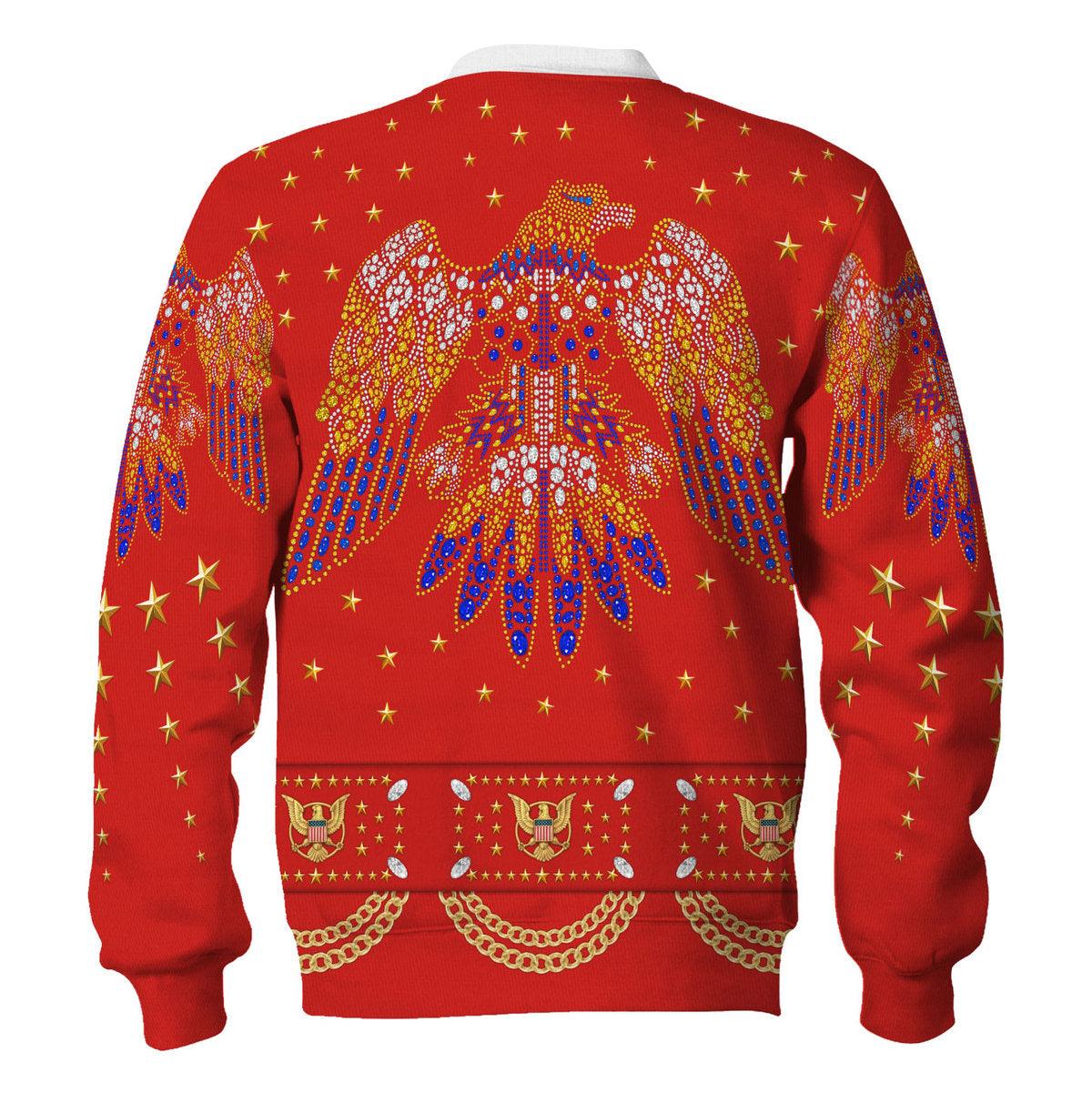 Elvis EAGLE Red Costume - Hoodie Sweatshirt T-Shirt Sweatpants CSELV028 - Image 7