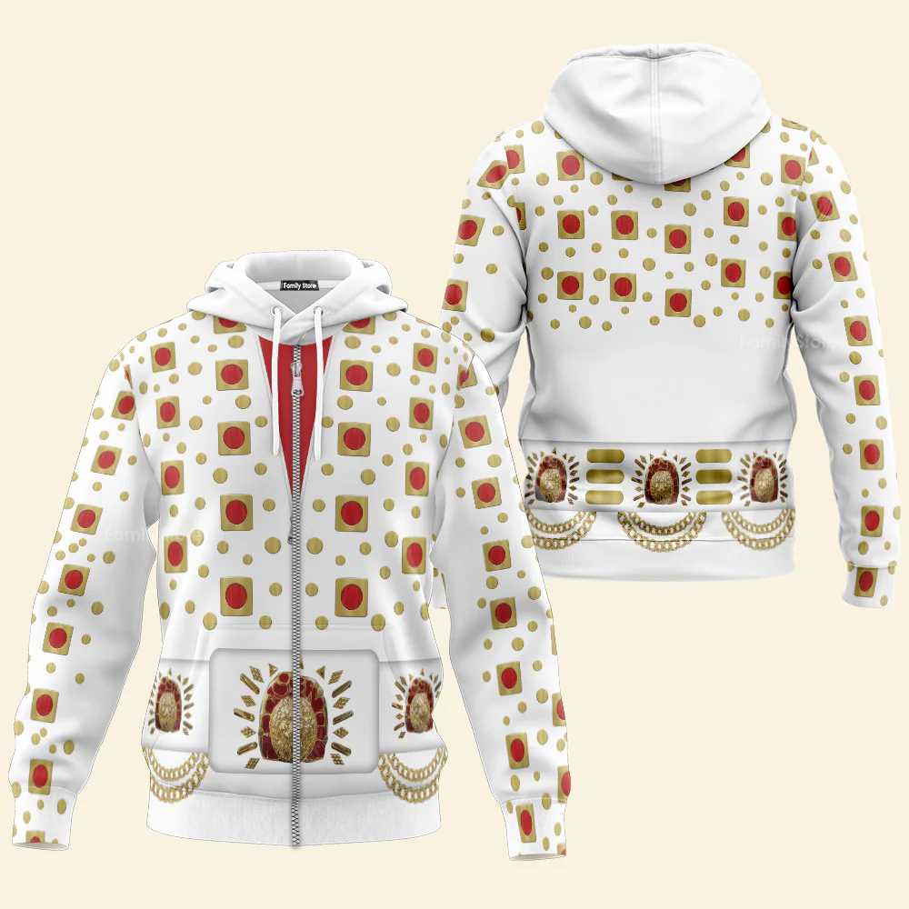 Elvis Eyelet Suit - Costume Cosplay Hoodie Sweatshirt T-Shirt Sweatpants CSELV043 - Image 3