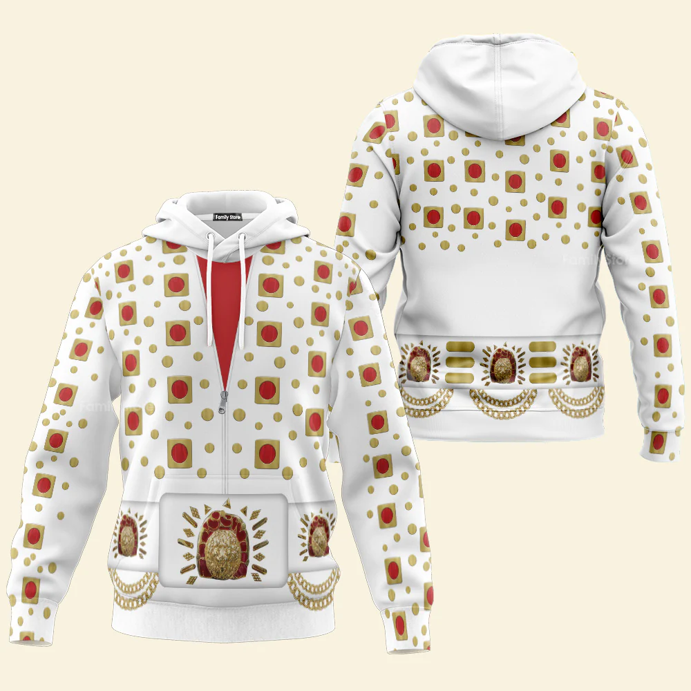 Elvis Eyelet Suit - Costume Cosplay Hoodie Sweatshirt T-Shirt Sweatpants CSELV043 - Image 4