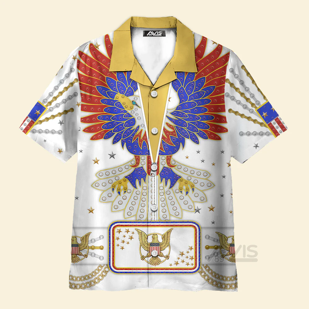 Elvis New Generation Eagle - Costume Cosplay Hoodie Sweatshirt Sweatpants CSELV030 - Image 12
