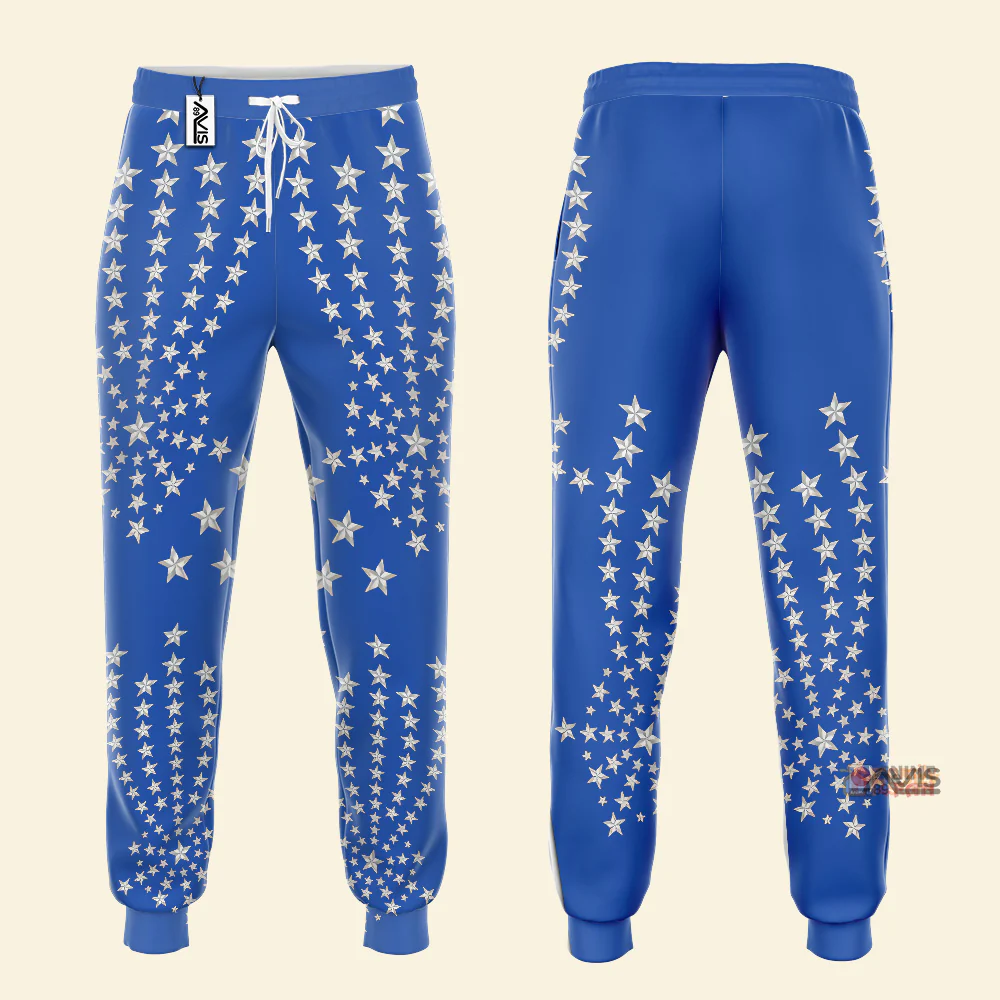 Elvis Owl Blue - Costume Cosplay Hoodie Sweatshirt Sweatpants CSELV006 - Image 7