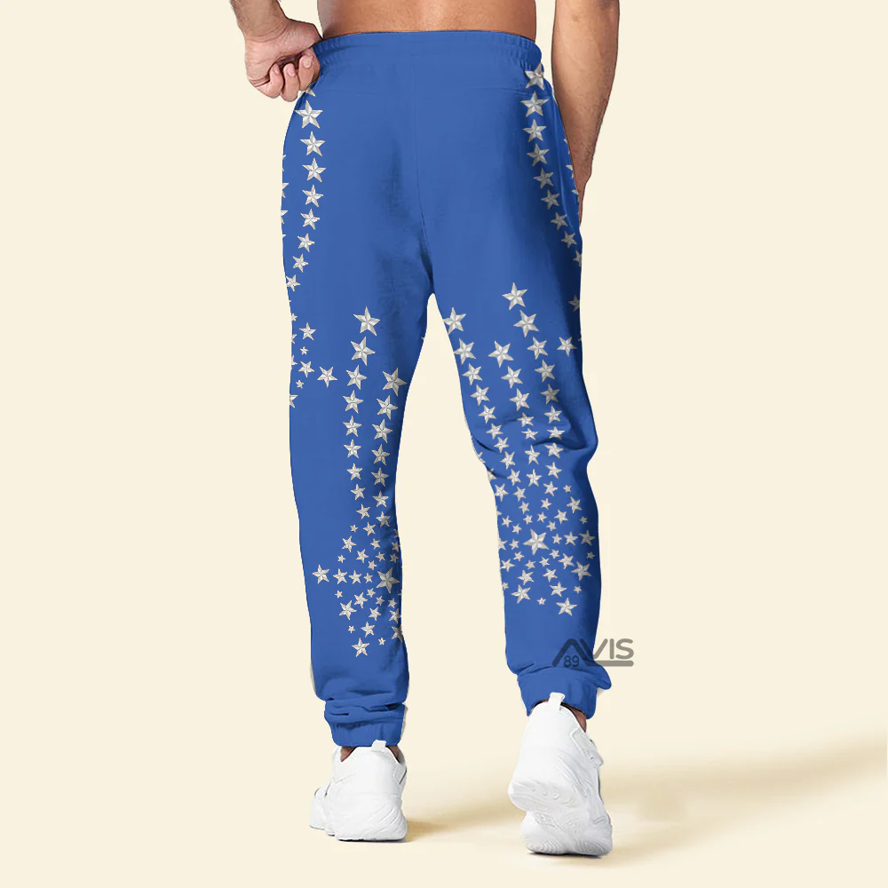 Elvis Owl Blue - Costume Cosplay Hoodie Sweatshirt Sweatpants CSELV006 - Image 9