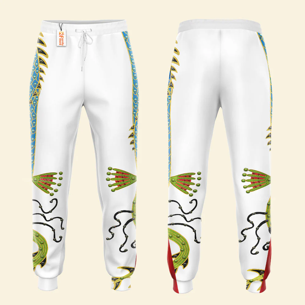 Elvis Presley The Dragon Outfit Black - Costume Cosplay Hoodie Sweatshirt Sweatpants CSELV017 - Image 13