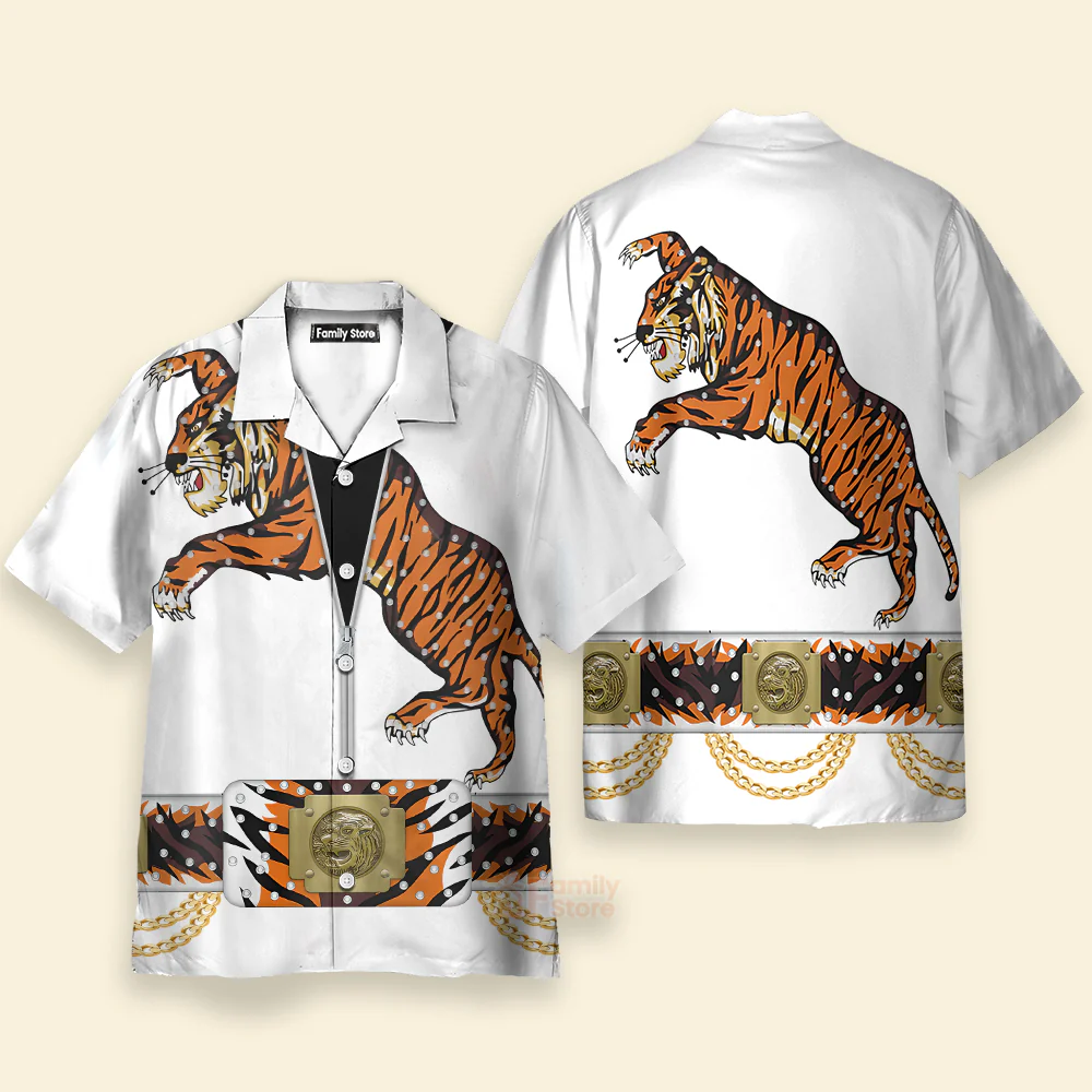Elvis Presley Tiger Costume - Costume Cosplay  Hoodie Sweatshirt Sweatpants CSELV002 - Image 4