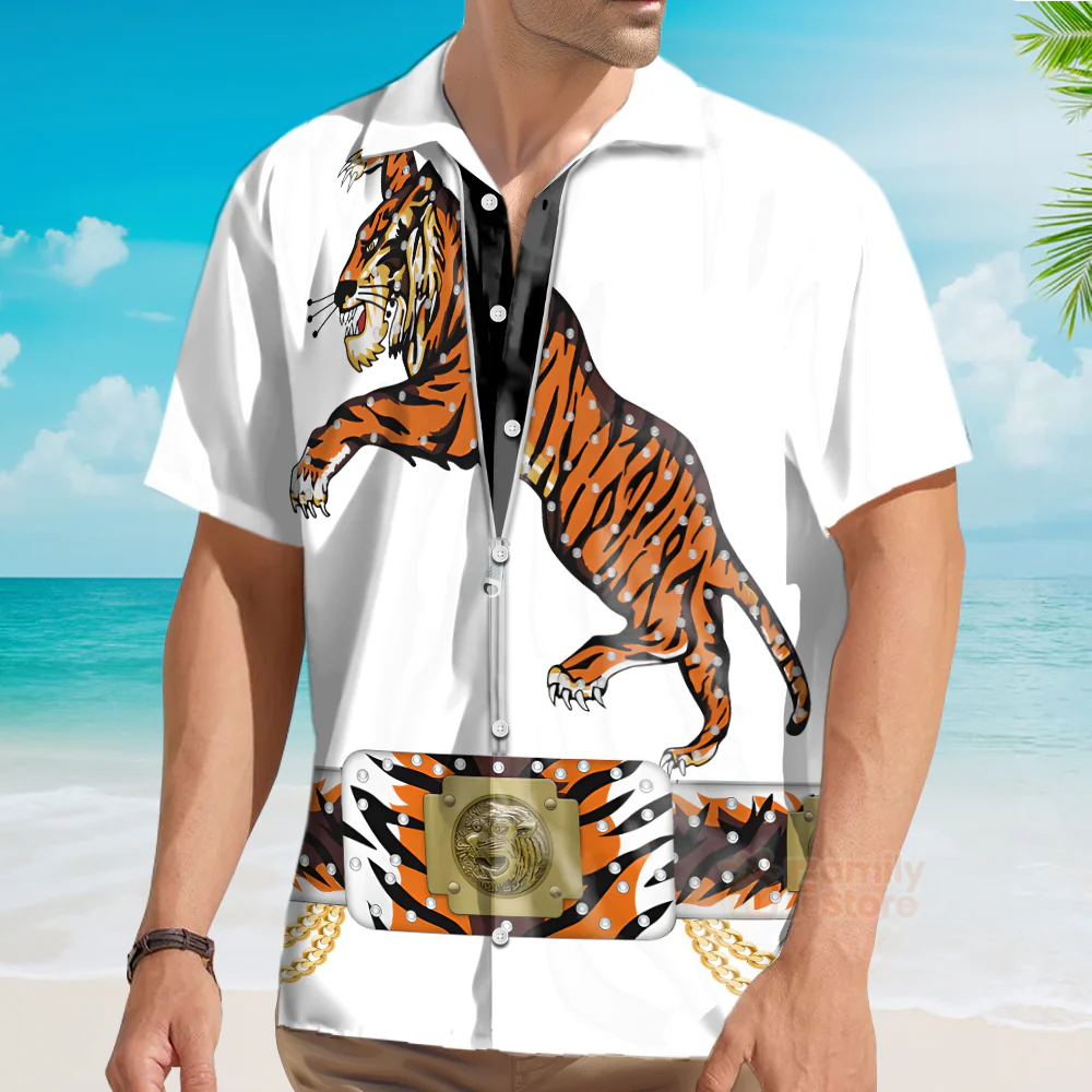 Elvis Presley Tiger Costume - Costume Cosplay  Hoodie Sweatshirt Sweatpants CSELV002 - Image 5