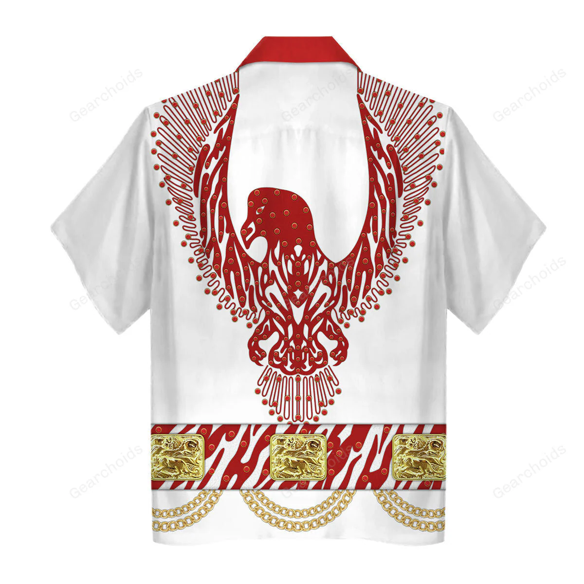 Elvis Red Phoenix Suit - Costume Cosplay Hoodie Sweatshirt Sweatpants CSELV035 - Image 10