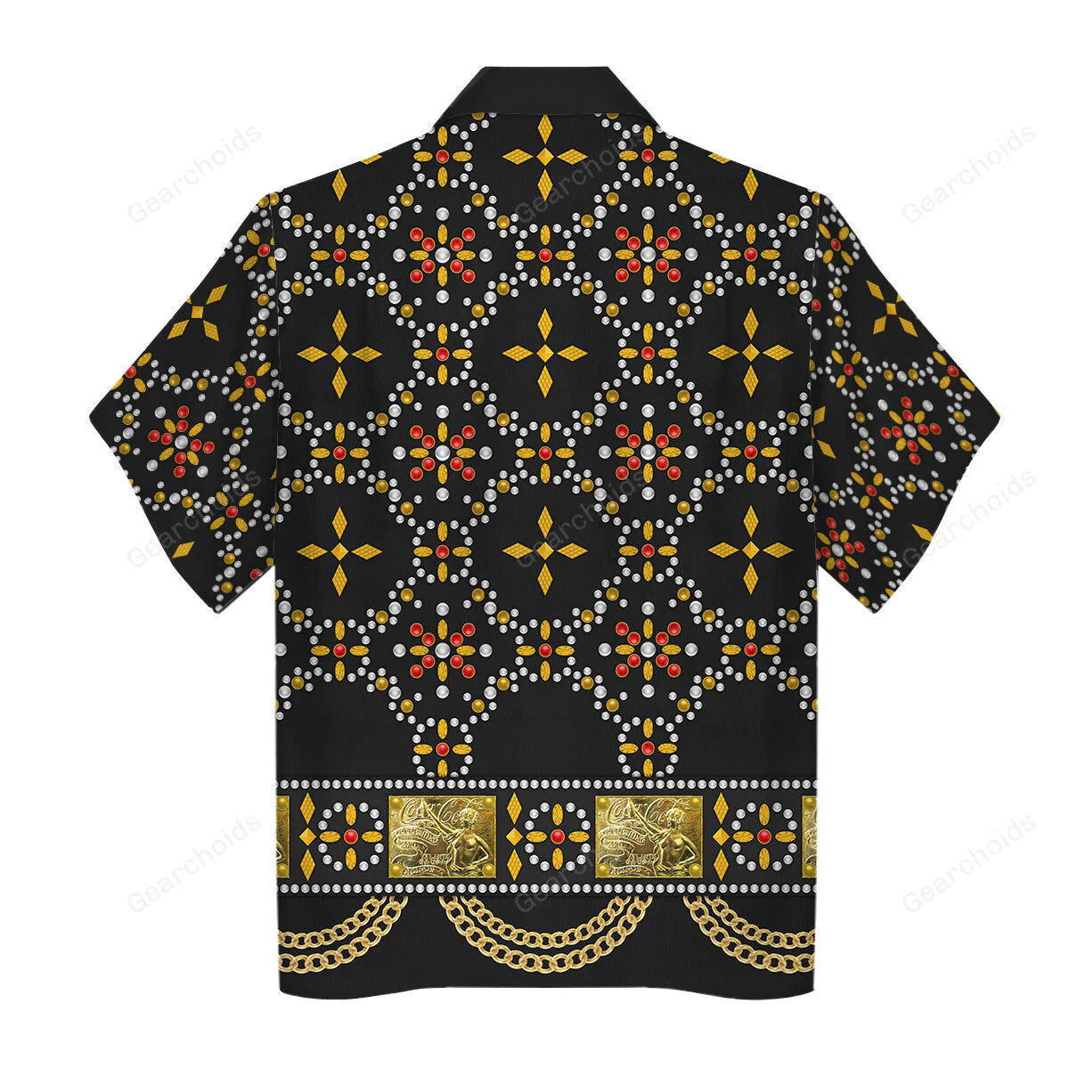 Elvis Spanish Flower - Black With Red Stones - Costume Cosplay Hoodie Sweatshirt Sweatpants CSELV037 - Image 10