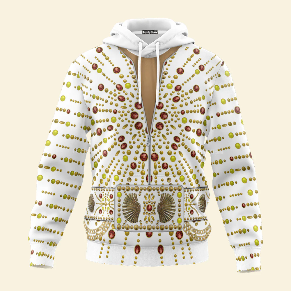 Elvis Sunburst - Costume Cosplay Hoodie Sweatshirt Sweatpants CSELV040 - Image 2