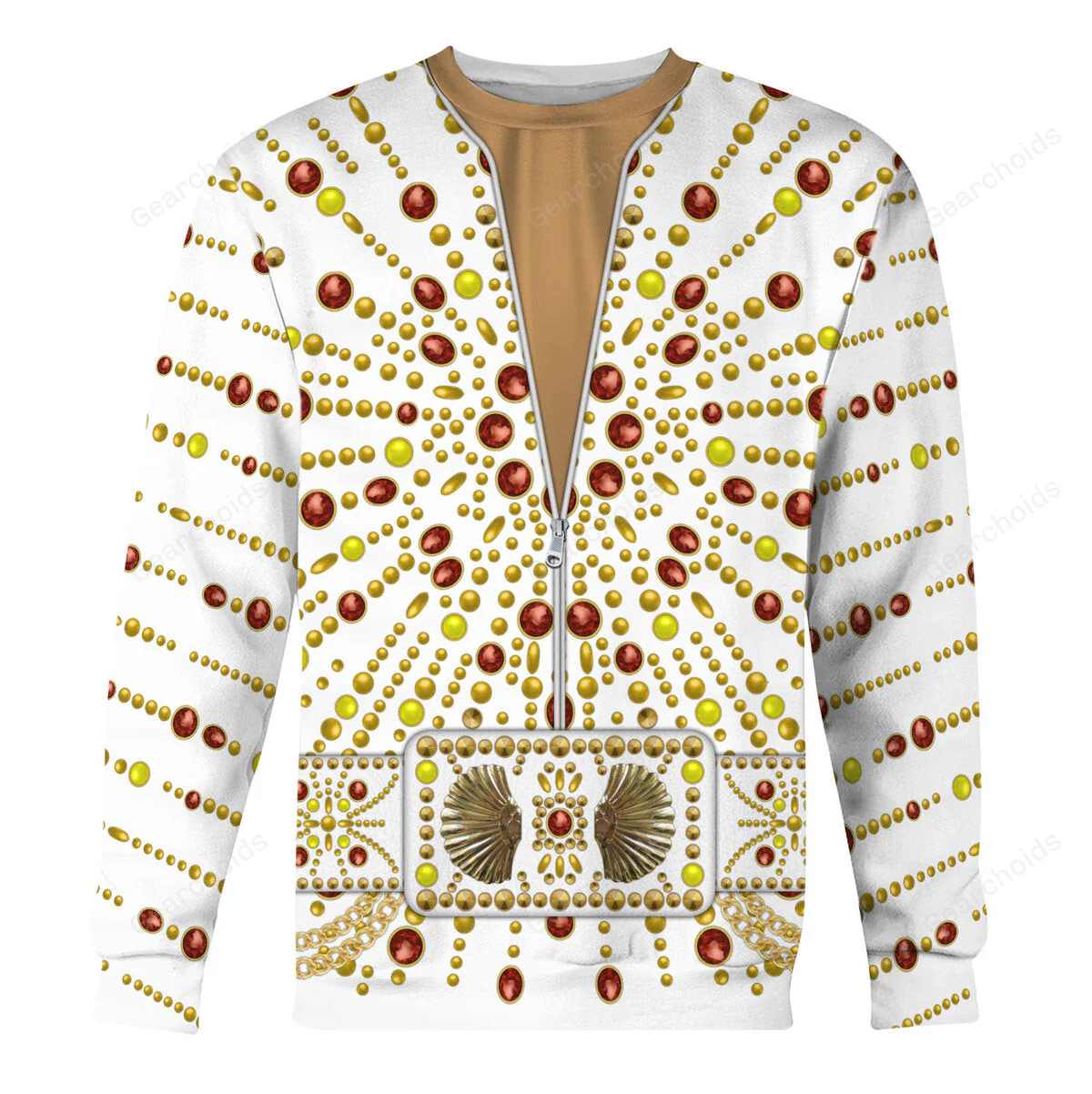 Elvis Sunburst - Costume Cosplay Hoodie Sweatshirt Sweatpants CSELV040 - Image 7