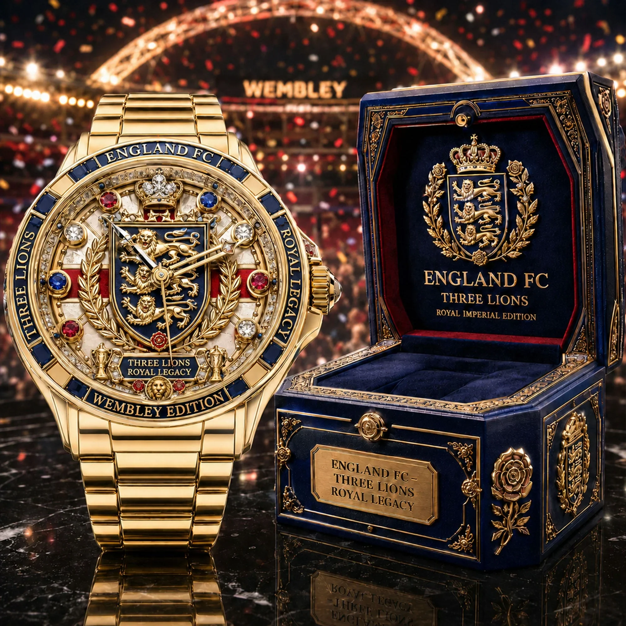 England Soccer Championship 2026 - Men's Wrist Watch - Gift For Sport Lovers HH01