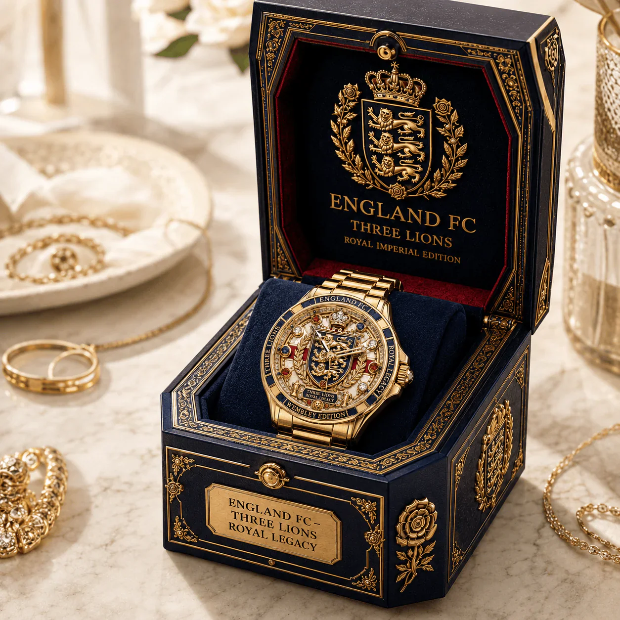 England Soccer Championship 2026 - Men's Wrist Watch - Gift For Sport Lovers HH01 - Image 2