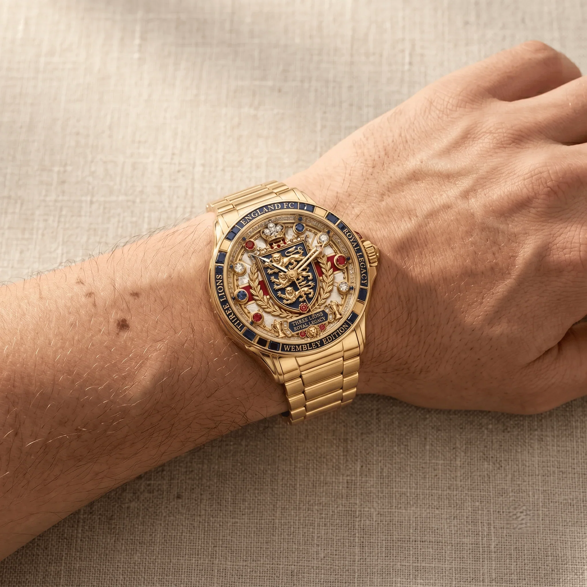England Soccer Championship 2026 - Men's Wrist Watch - Gift For Sport Lovers HH01 - Image 3