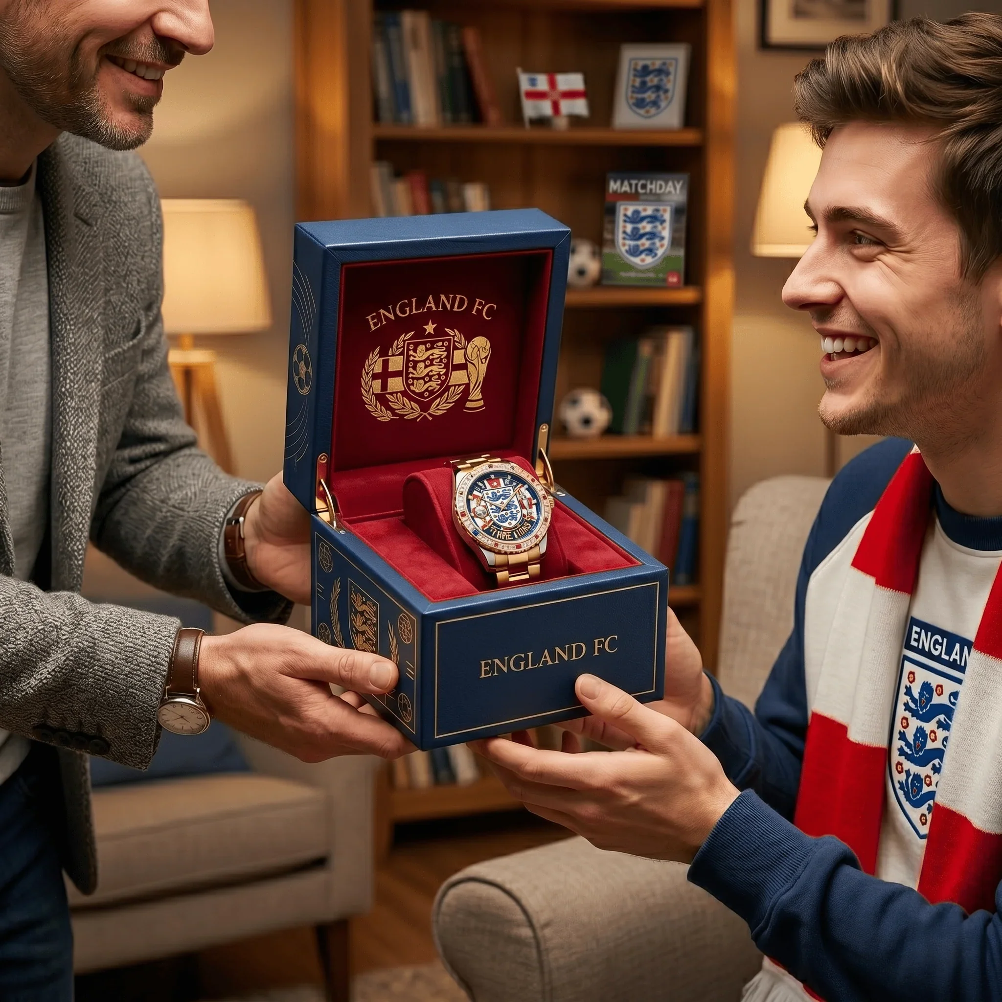 England Soccer Championship 2026 - Men's Wrist Watch - Gift For Sport Lovers HH01 - Image 3