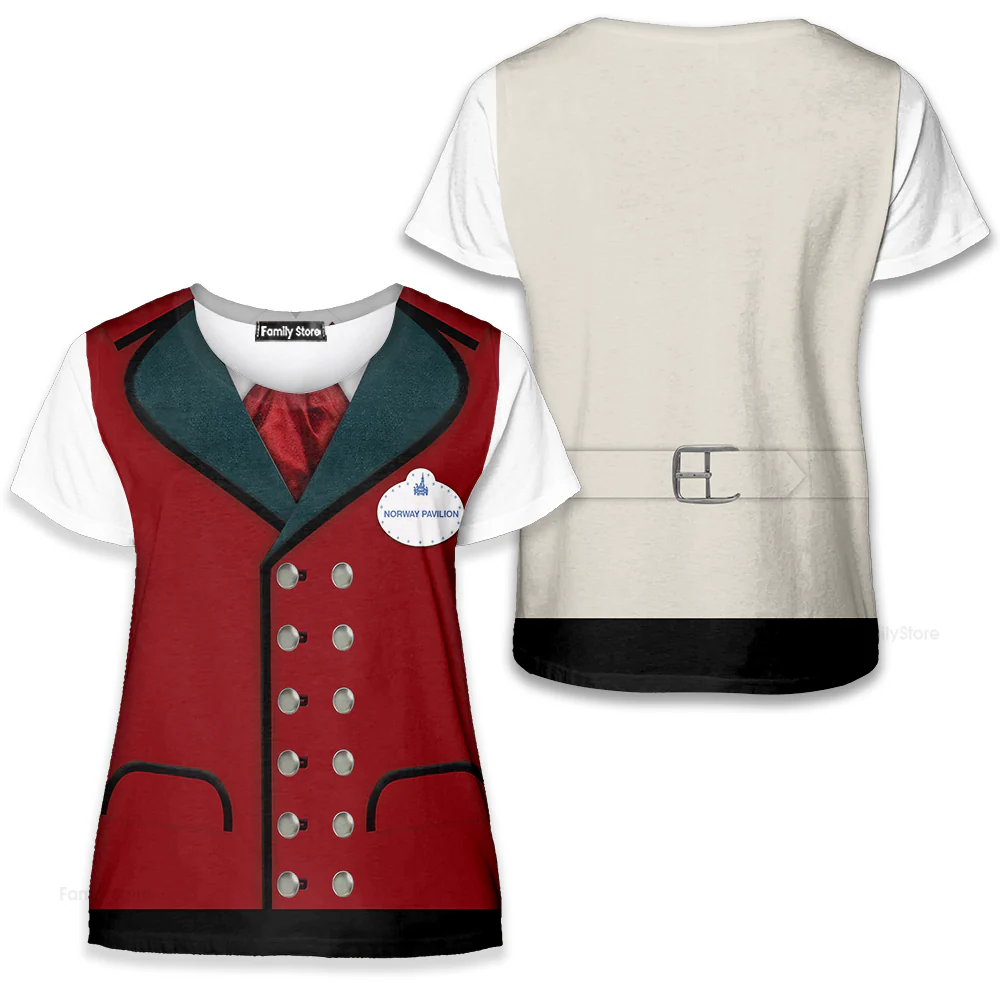 Epcot Norway Pavilion Disney Costume T-shirt For Men - Image 3