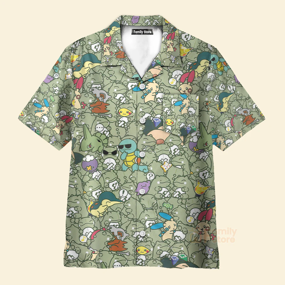 Epic PoMo Pattern Hawaiian Shirt - Image 2
