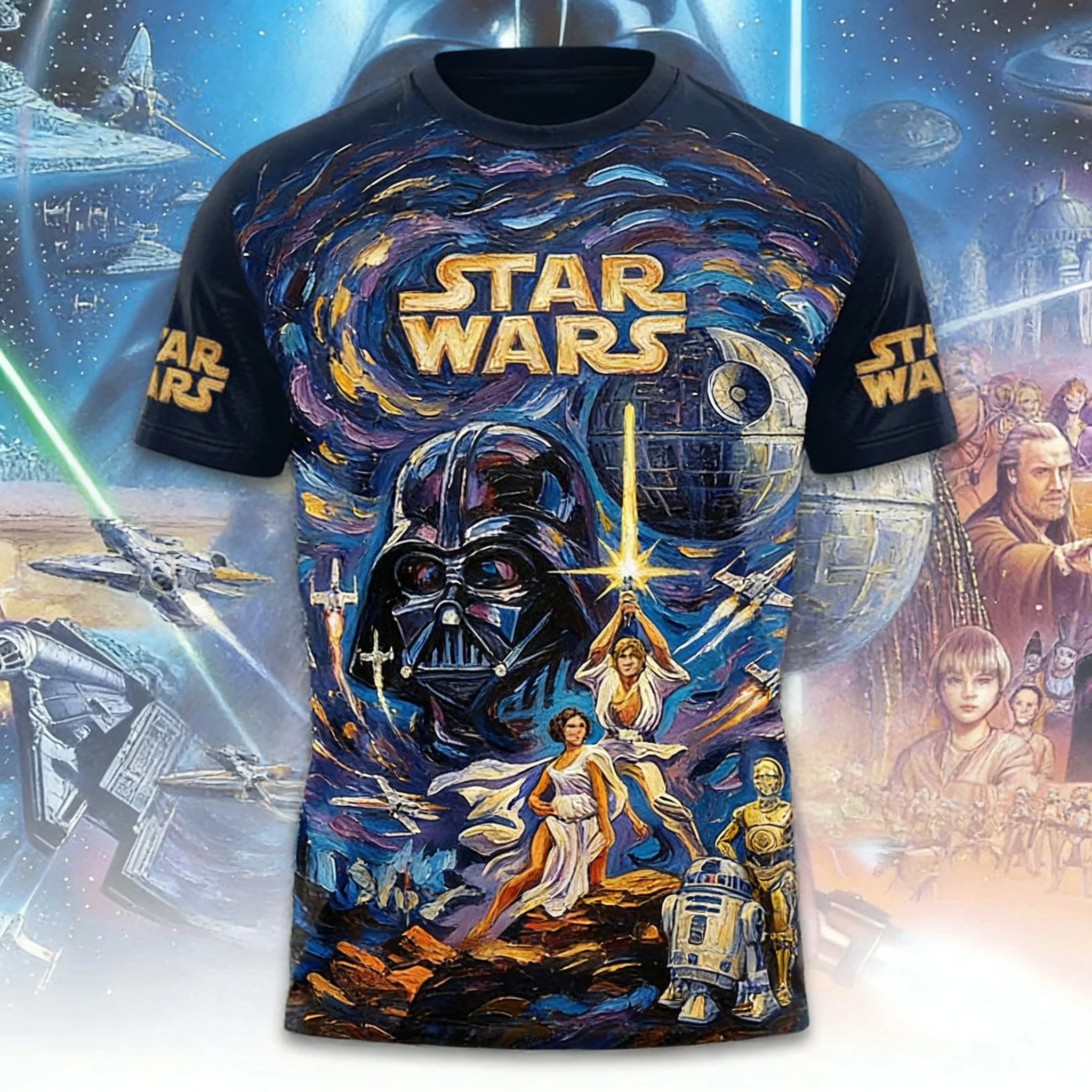 Epic Space Adventure 50th Anniversary - Personalized All Over Shirt -  Gift For Movie Fans - Stwa - Image 6