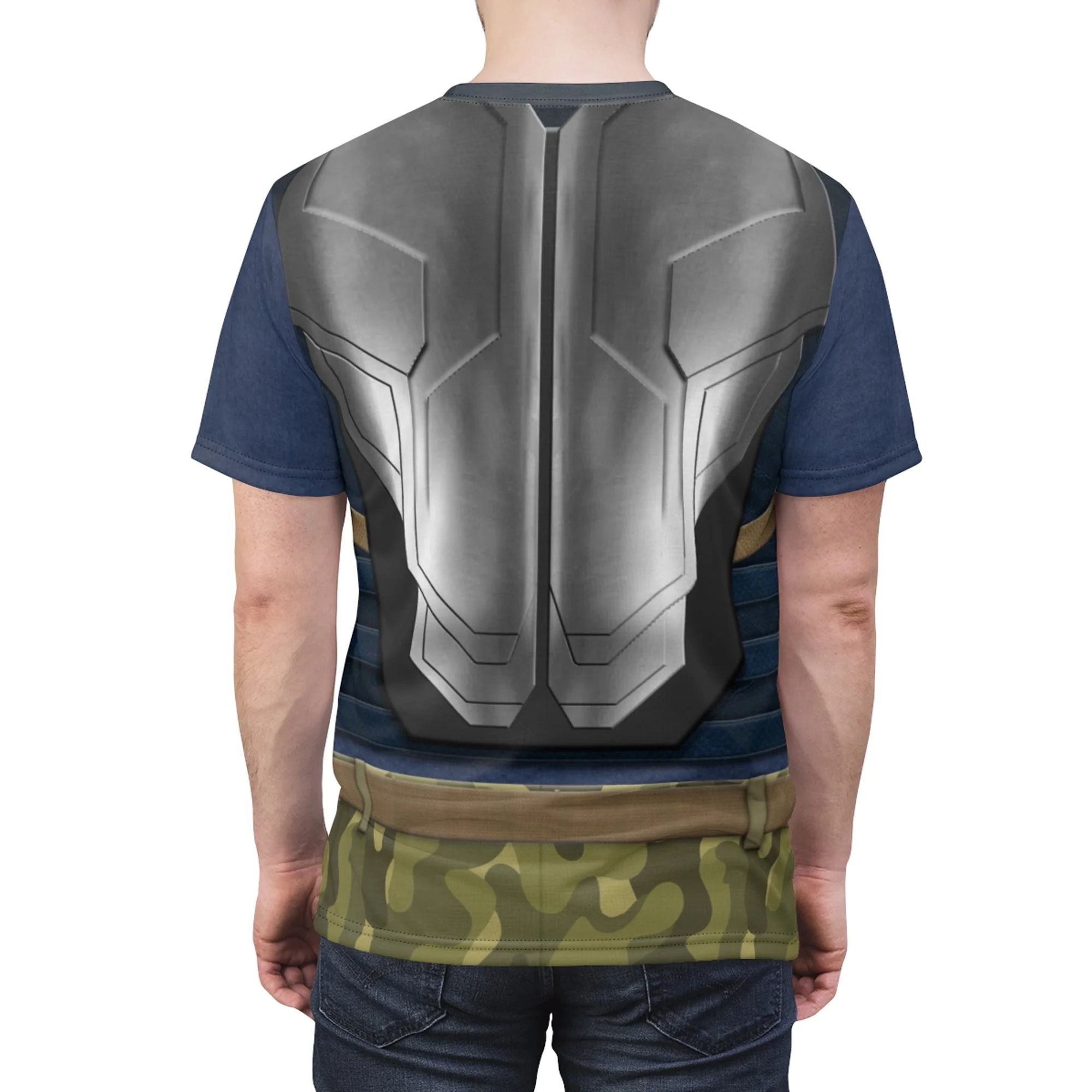 Erik Killmonger Vest And Armor Black Panther Costume T-shirt For Men - Image 2