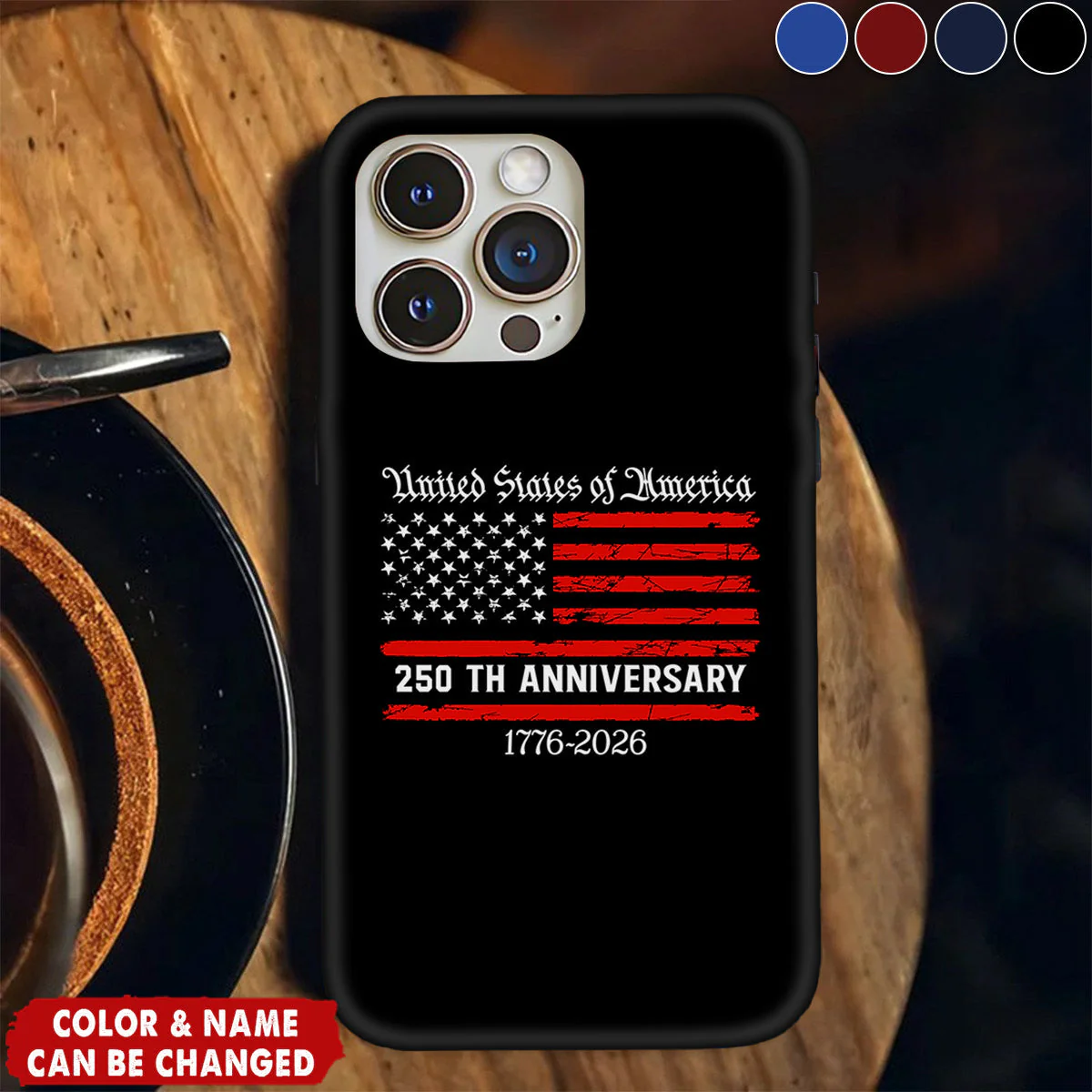 Faith, Family And Freedom USA - Personalized Phone Case - Gift For Patriotic HN02 - Image 3
