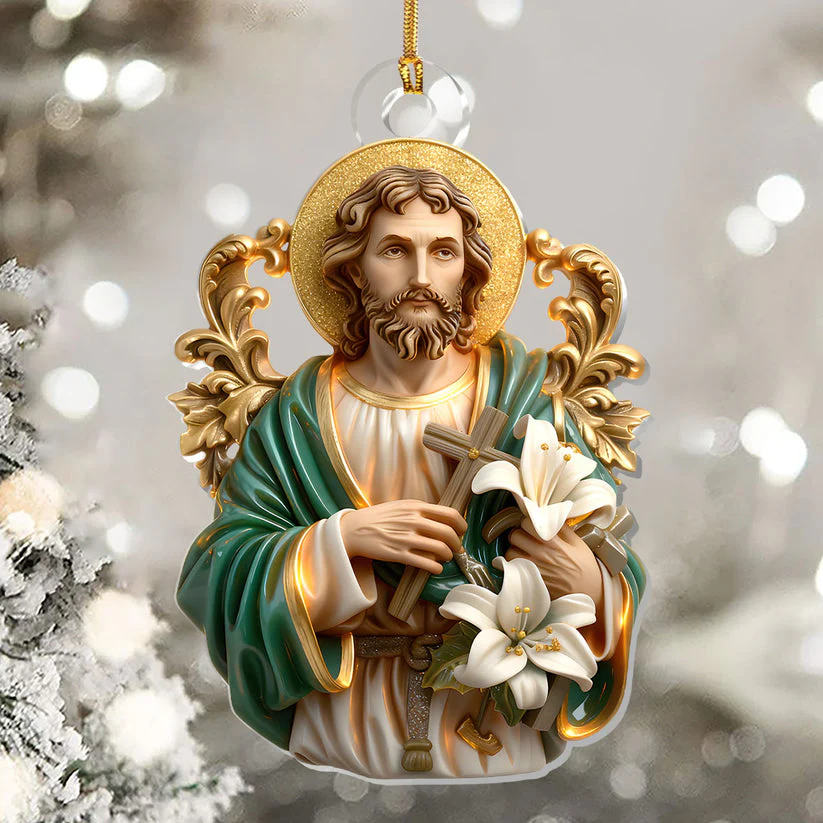 Faithful Carpenter - 1-Layer Acrylic Ornament - Gift for Christmas HL128 - Image 6