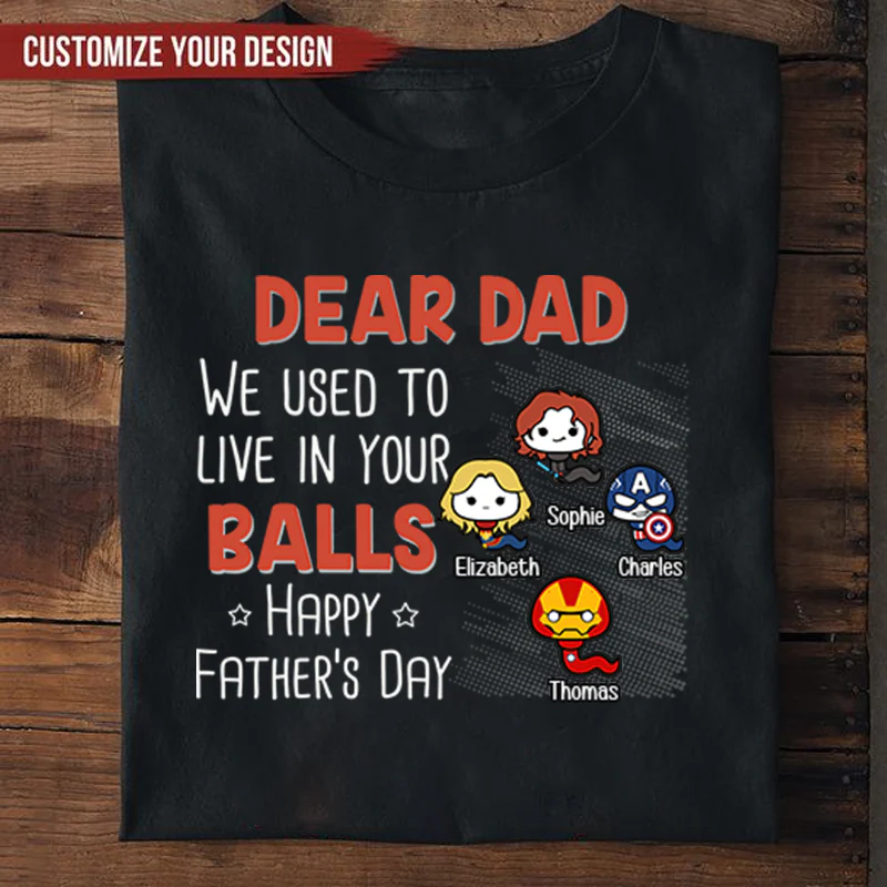 Father Is Always The Best - Gift For Dad - Personalized Tshirt - Image 2