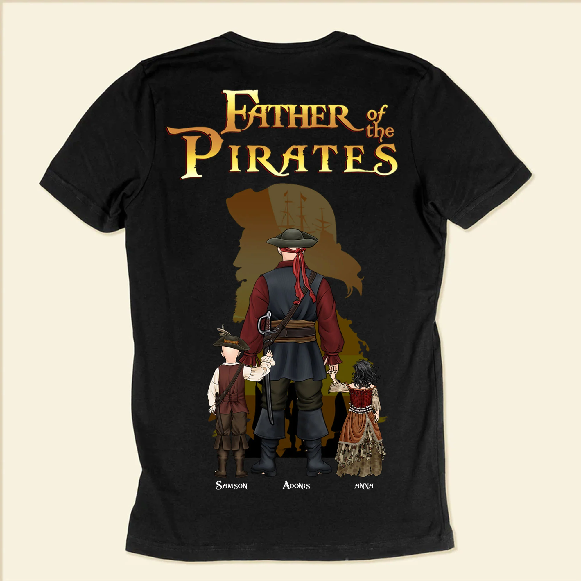 Father Of The Pirate - Gift For Dad - Personalized TShirt - CL13 NA94 - Image 6