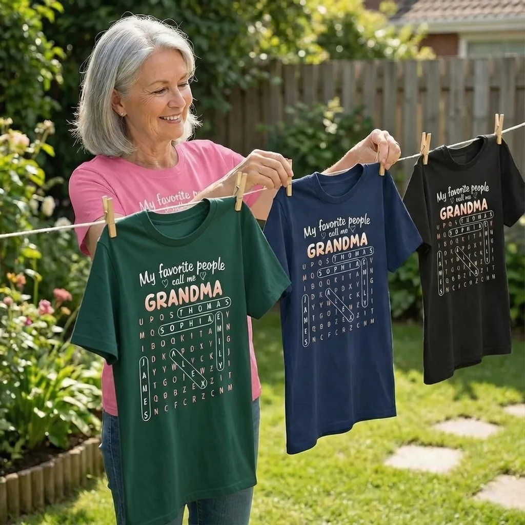 Favorite People Call Me Grandma - Personalized Shirt - Gift For Mom, Grandma | HN02 - Image 5