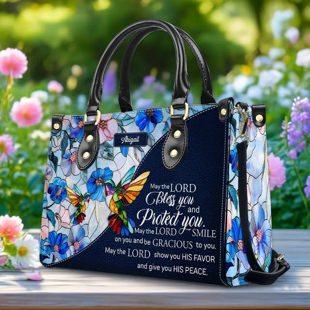 Fear Not For I Am With You - Personalized Leather Handbag - Gift For Her HL128 - Image 2